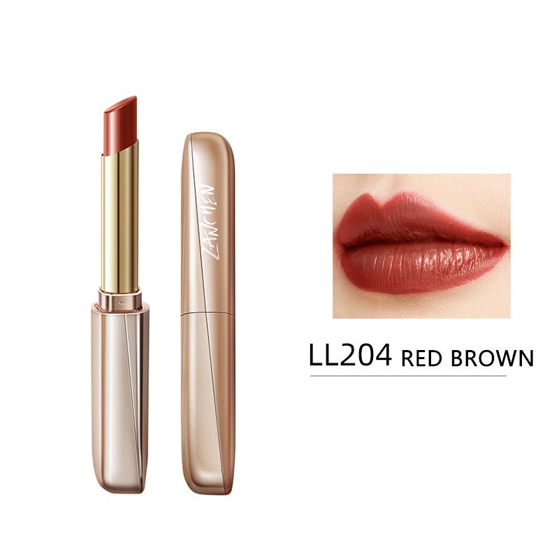 LANCHEN REVERSE THIN TUBE LIPSTICK - Long Lasting Matte Lipstick, Hydrating & Non-Drying, Vegan & Cruelty Free - Perfect for Everyday Wear, Date Night & Special Occasions
