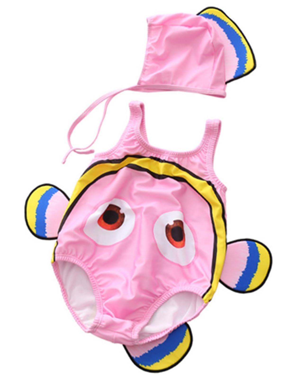 Baby & Toddler One-Piece Swimsuit for Boys & Girls - UV Protection Infant Swimwear with Matching Hat | Perfect for Beach, Pool & Summer Water Play