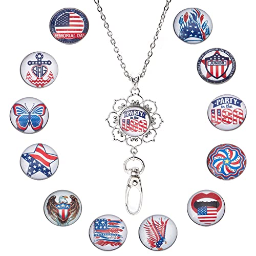 1+12 Usa Button Lanyard