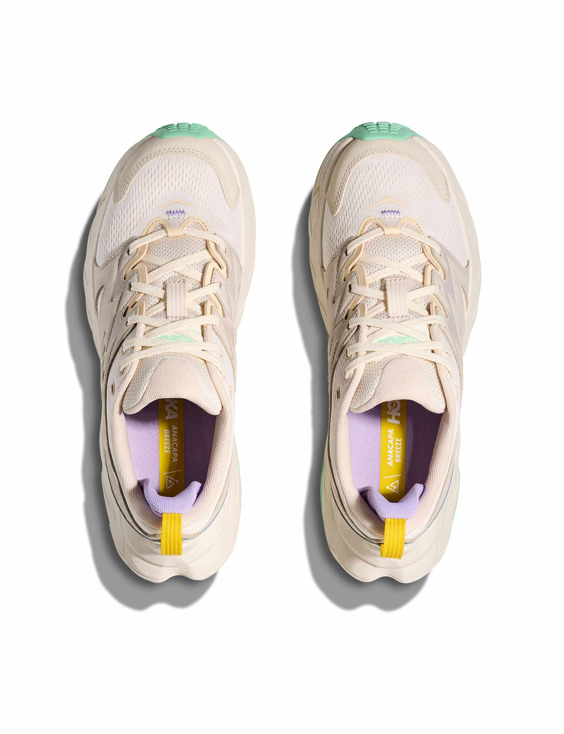 Anacapa Breeze Low Sneakers - Alabaster/Mint Fluorite Color - Comfortable Casual Shoes for Walking, Running & Everyday Wear
