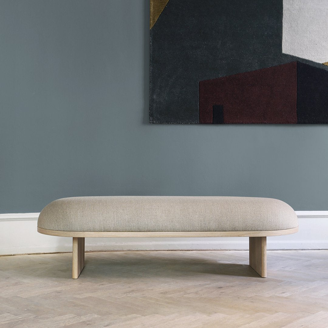 Anza Upholstered Bench - Stylish & Comfortable Seating for Living Room, Bedroom, or Entryway