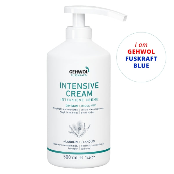 Gehwol Blue Intensive Foot Cream for Dry & Cracked Skin – Moisturizing & Healing Foot Care – Perfect for Pedicures & Daily Foot Maintenance