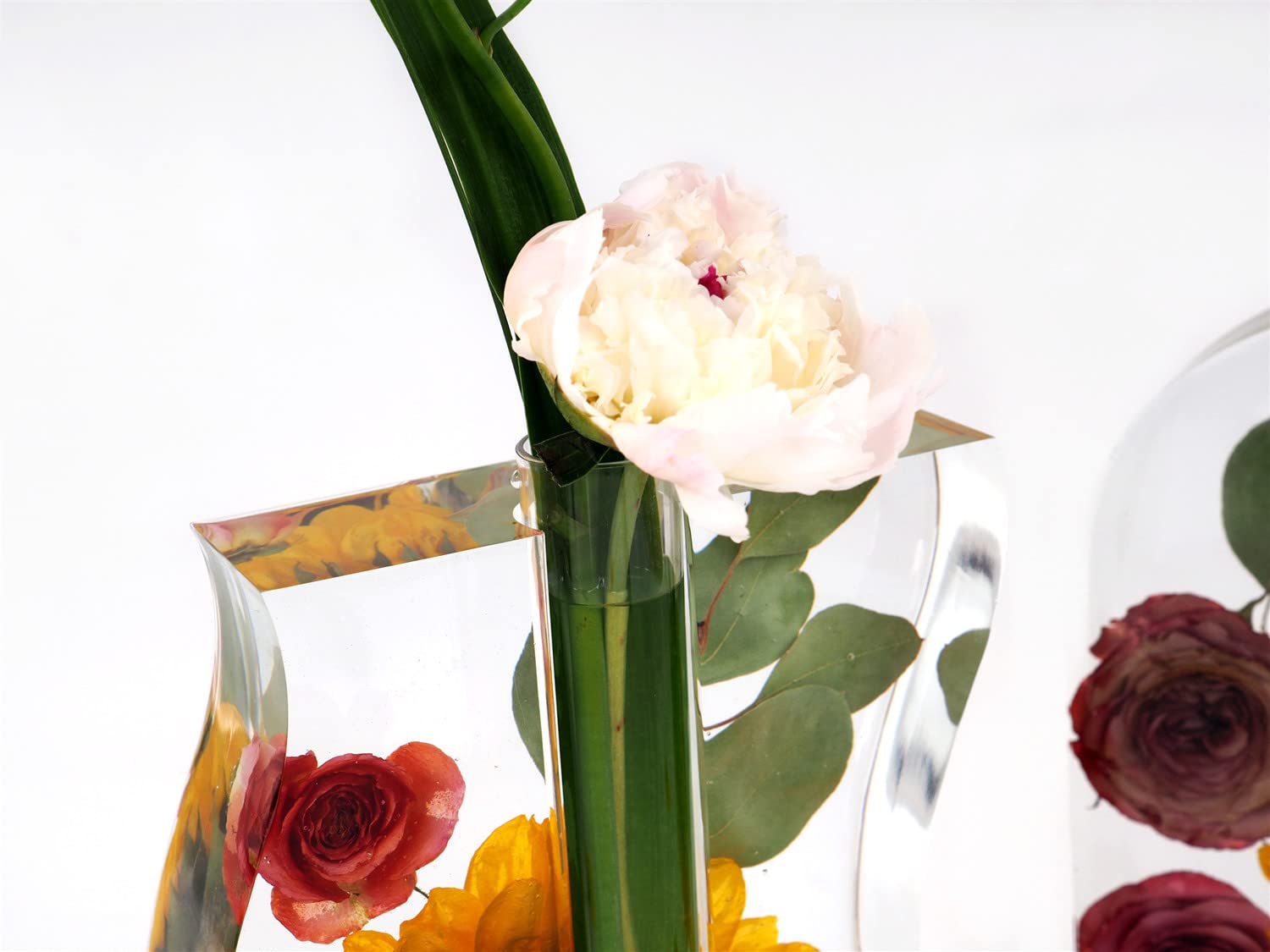 10pcs Wave Arch Shape Vase Test Tube Flower Holder - Silicone Resin Molds for DIY Epoxy Flowers, Home Decor, Wedding Centerpieces - Perfect for Floral Arrangements, Terrariums & Boho Home Decor