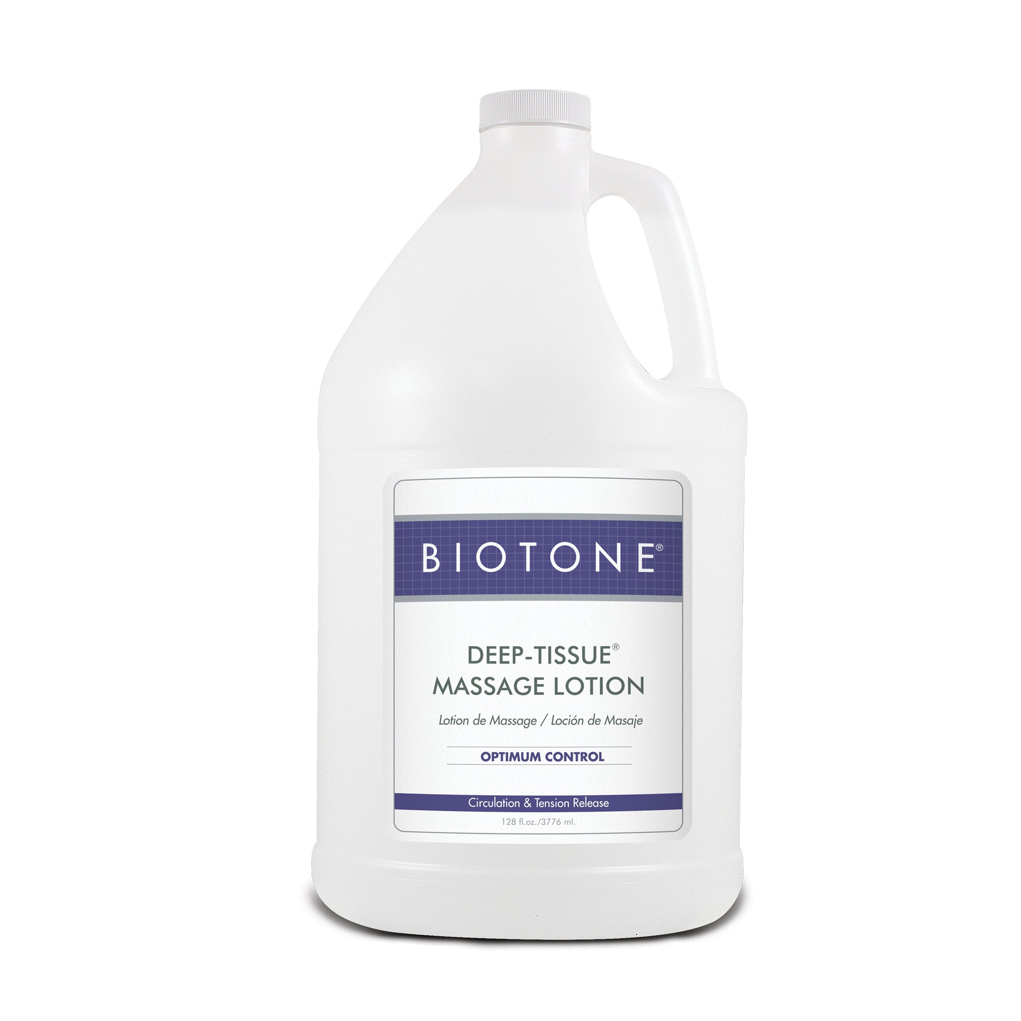 BIOTONE® Deep Tissue Massage Lotion - Unscented Professional Massage Cream for Pain Relief & Muscle Recovery - Perfect for Therapists, Athletes & Home Use