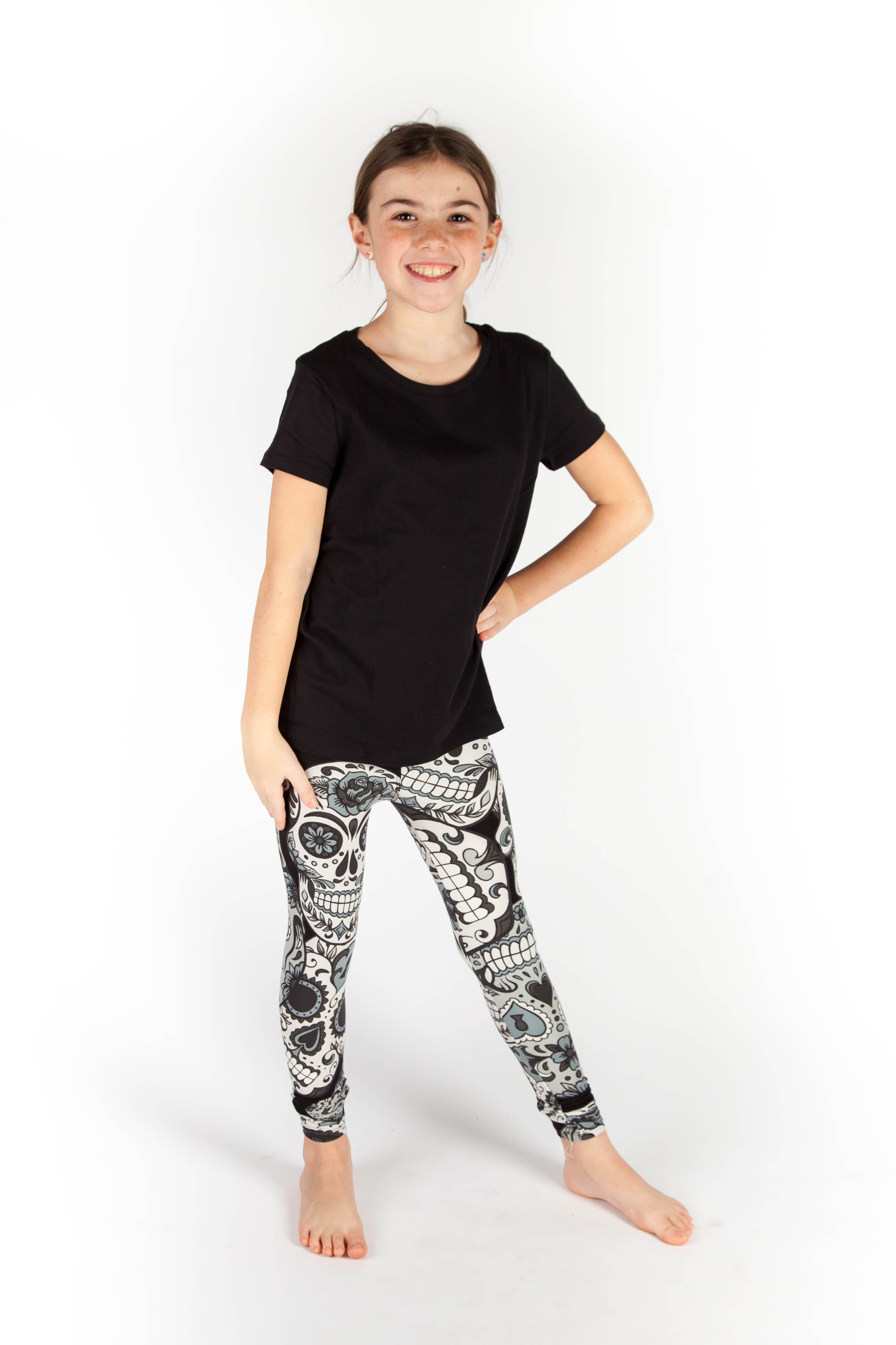 Slate Skull Kids T-Shirt - Small/Medium - Cool Graphic Tees for Boys & Girls - Perfect for Halloween, Birthday Gifts & Casual Wear