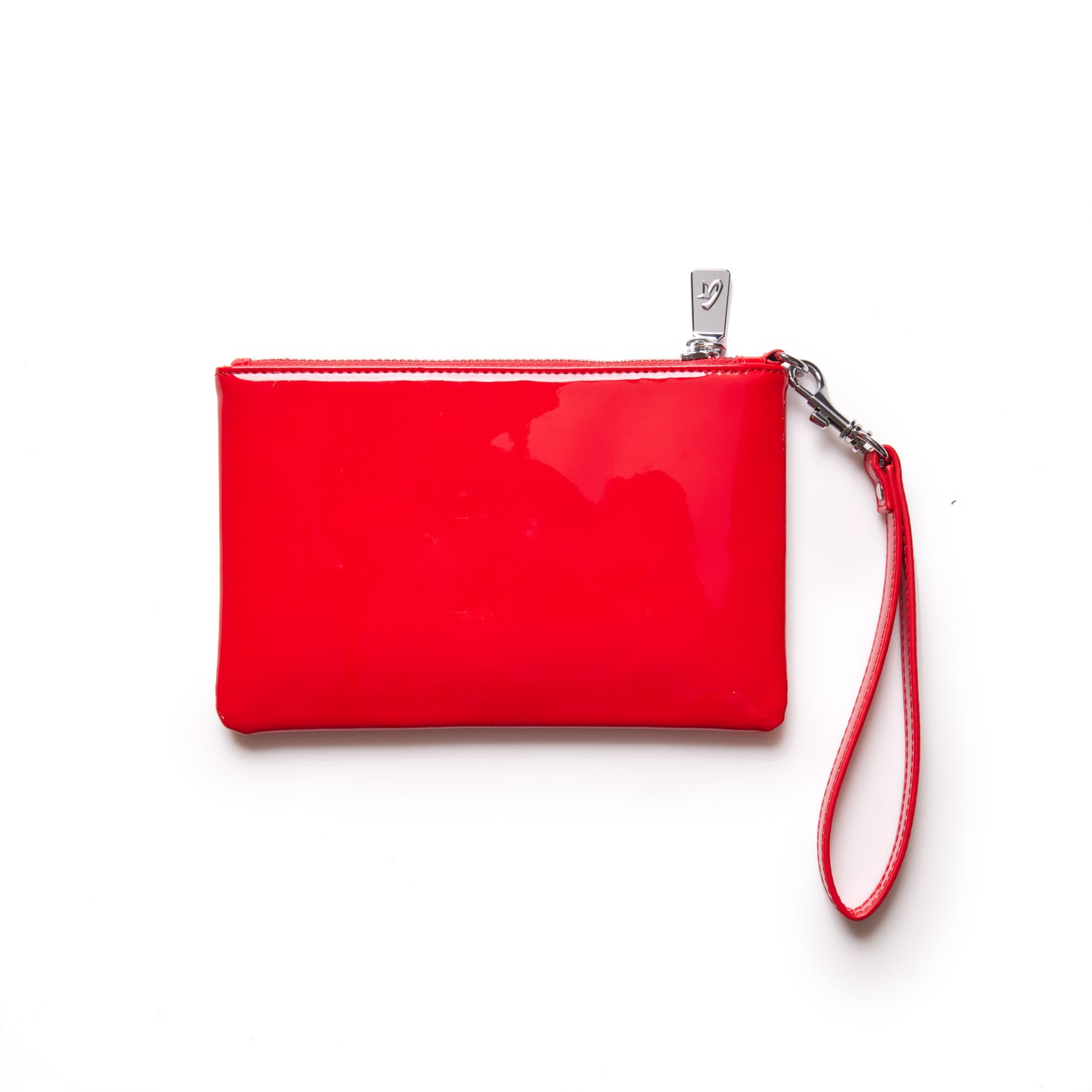 Mini Standard Silver Wristlet Mirror Red - Compact Mirror for Women, Portable Hand Mirror for Purse, Travel, Makeup Touch Ups & Everyday Use