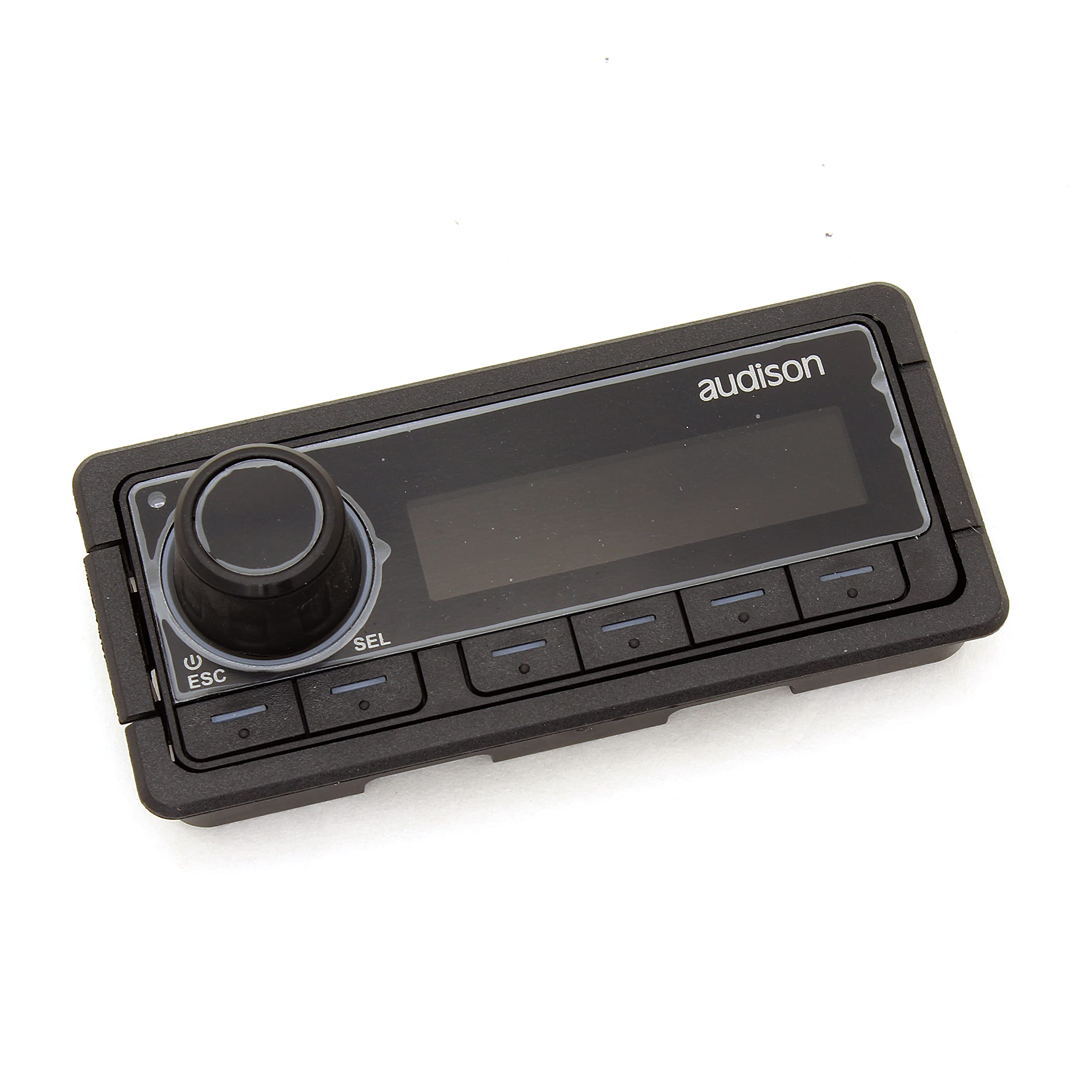 Audison DRC MP Digital Remote Control for Car Audio & Multimedia Playback - Perfect for In-Car Entertainment & Sound System Control