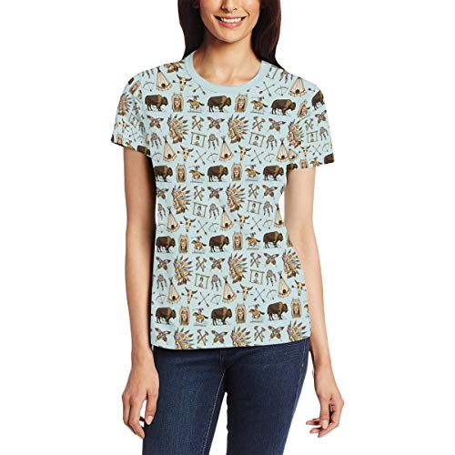 Vintage Video Game Controller Print Women's Casual T-Shirt - Round Neck Short Sleeve Blouse for Ladies - Perfect for Gaming Events, Cosplay & Retro Fashion Outfits