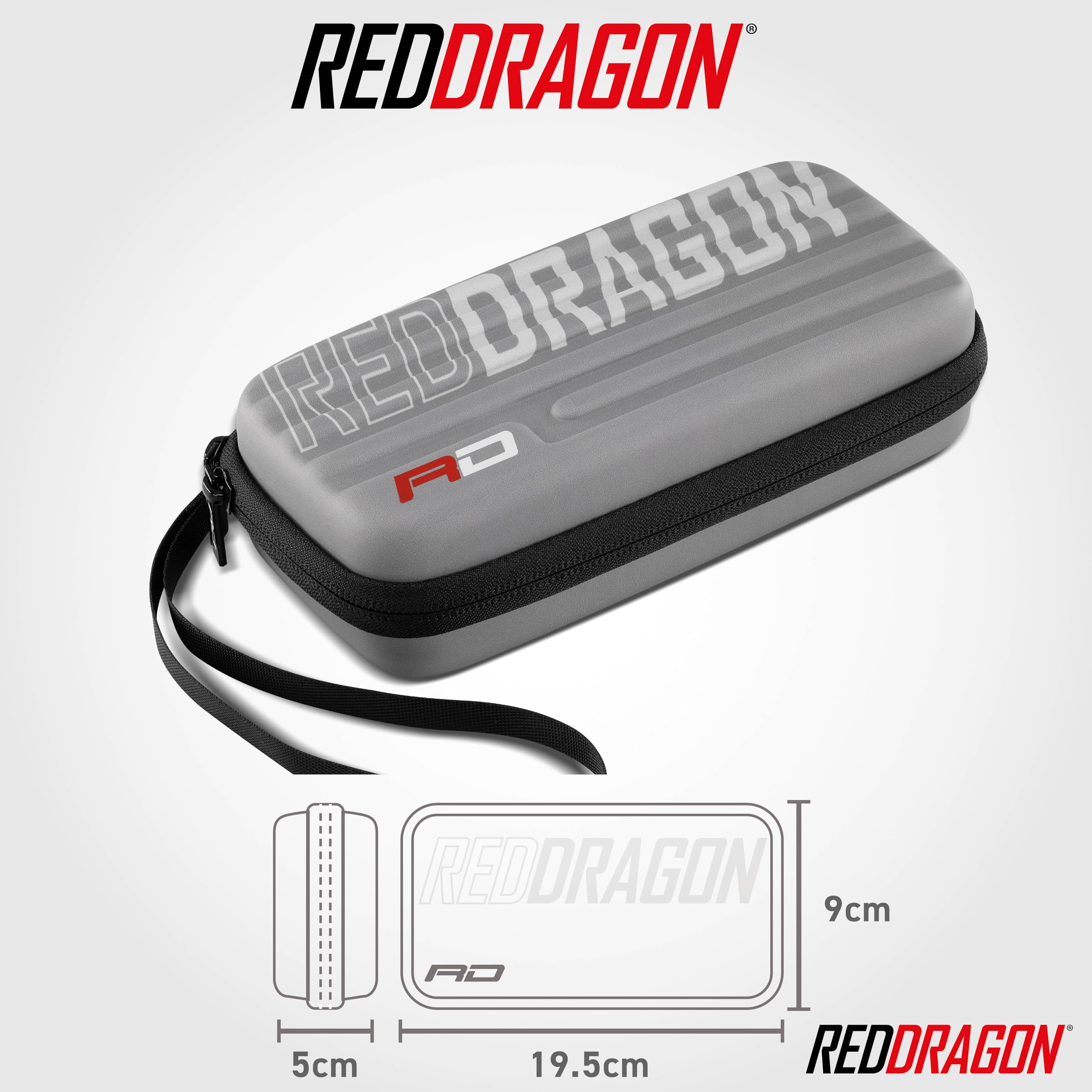 RED DRAGON Monza Dart Case - Professional Dart Storage & Carrying Case for Steel Tip & Soft Tip Darts - Perfect for Bars, Tournaments & Home Practice