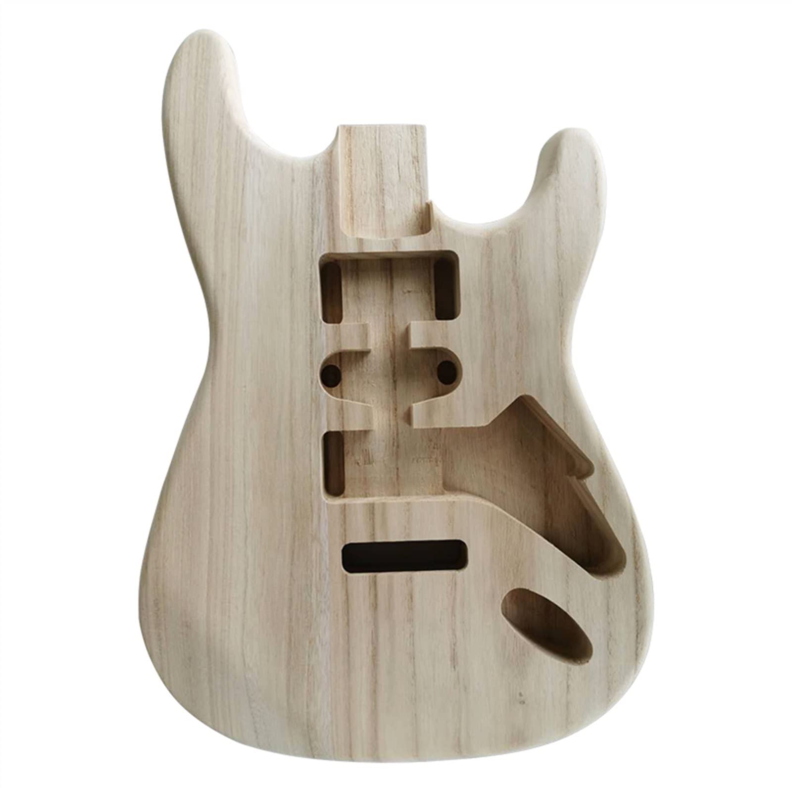 Handcrafted Unfinished Electric Guitar Body - DIY Replacement Parts for Electric Guitars | Perfect for Custom Builds, Repairs & Home Projects