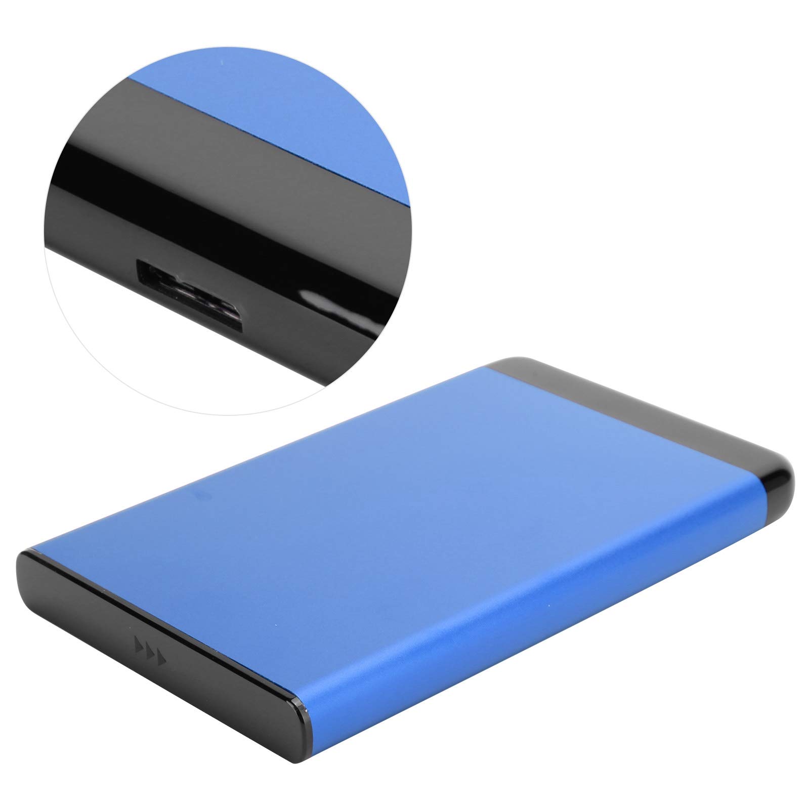 Portable Hard Drive Case - Shockproof & Lightweight External HDD Storage Box for Laptop & Computer (Blue) | Perfect for Travel, Office & Data Protection