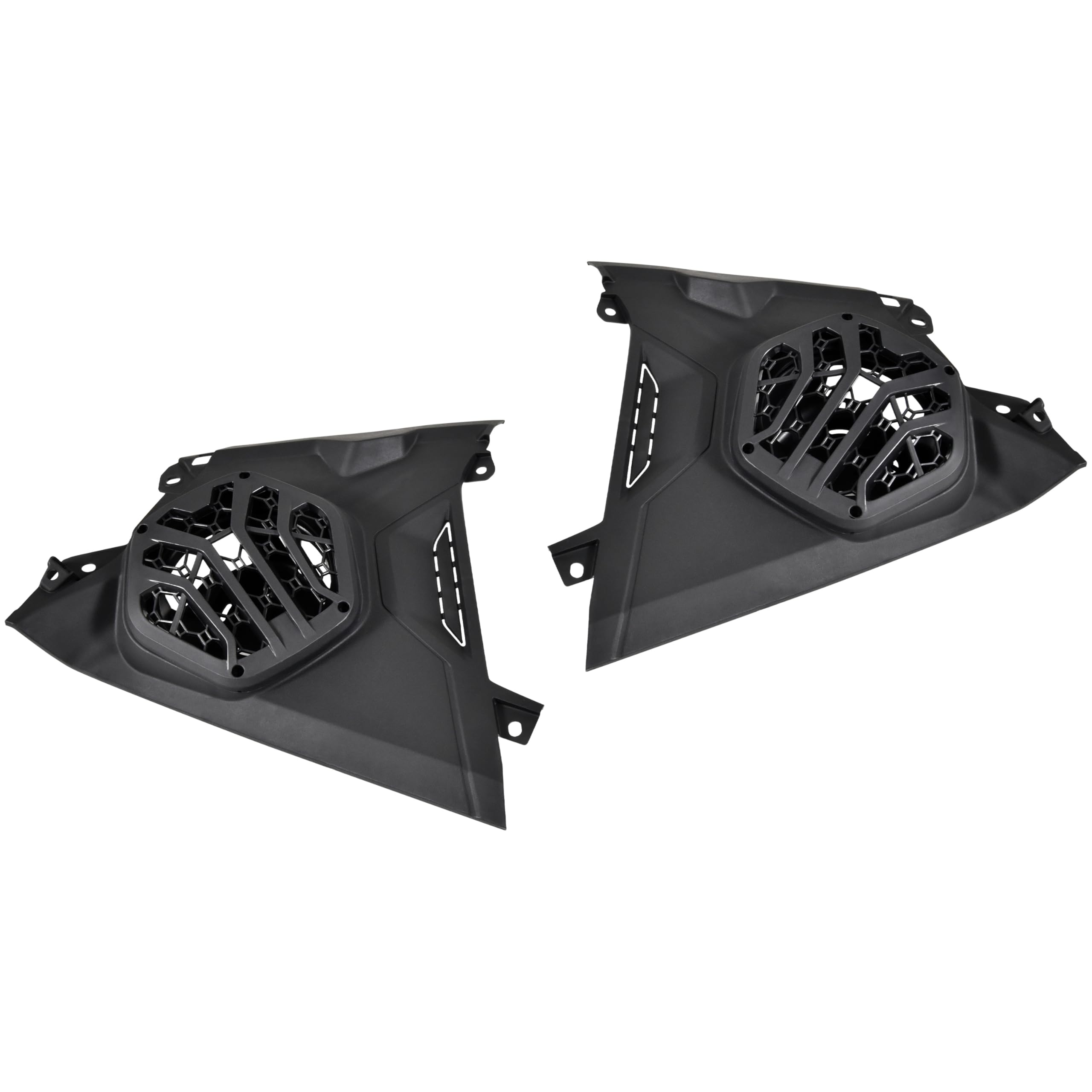 Waterproof Dustproof Front Dash Speaker Panels for Can-Am Maverick R & Maverick R MAX X RS (2024+ Models) - Premium Speaker Enclosures & Pod Mounts - Perfect for Off-Road Adventures & Outdoor Audio Upgrades