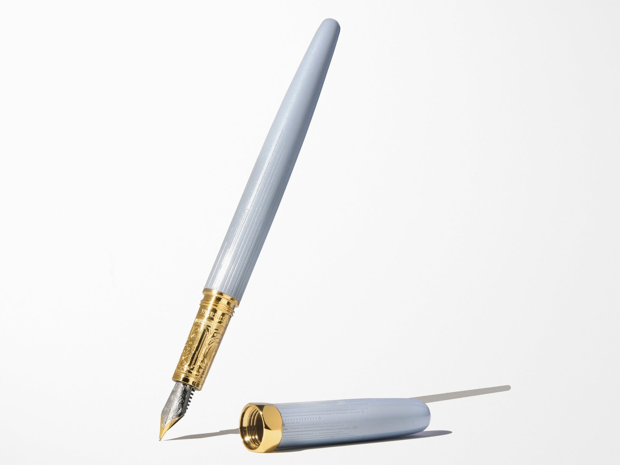 Elegant Bijou Fountain Pen - Premium Forget Me Not Design for Writing, Calligraphy & Gifting | Perfect for Journaling, Office Use & Special Occasions