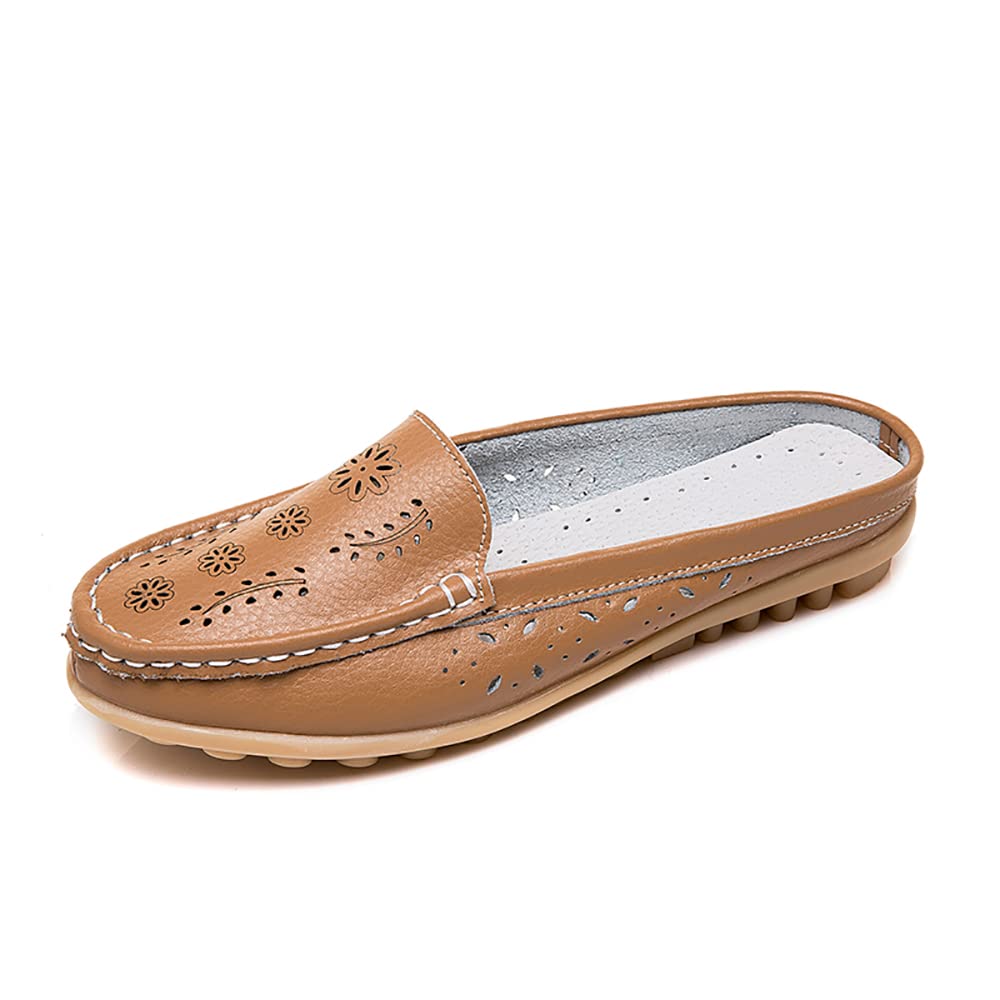 ANYWELL Women's Closed Toe Backless Mules & Clogs - Fashion Casual Slip-On High Heel Sandals & Loafers for Girls and Ladies | Perfect for Office, Parties, and Everyday Wear