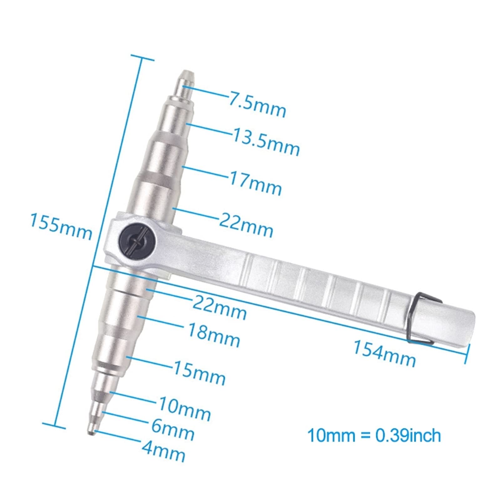 MGRAS Air Conditioner Manual Copper Pipe Tube Expander - Refrigeration Expanding Tool Kit for HVAC, AC Repair & Installation - Hand Tool Set for DIY & Professional Use