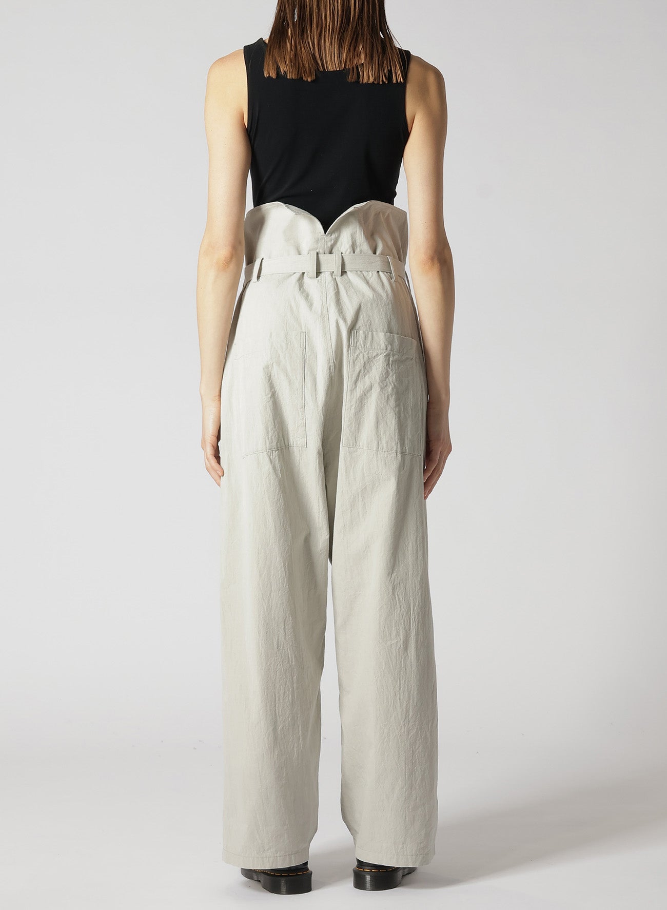 Premium Cotton Chambray High Waist Pants for Women - Comfortable & Stylish Casual Trousers for Work, Travel & Everyday Wear