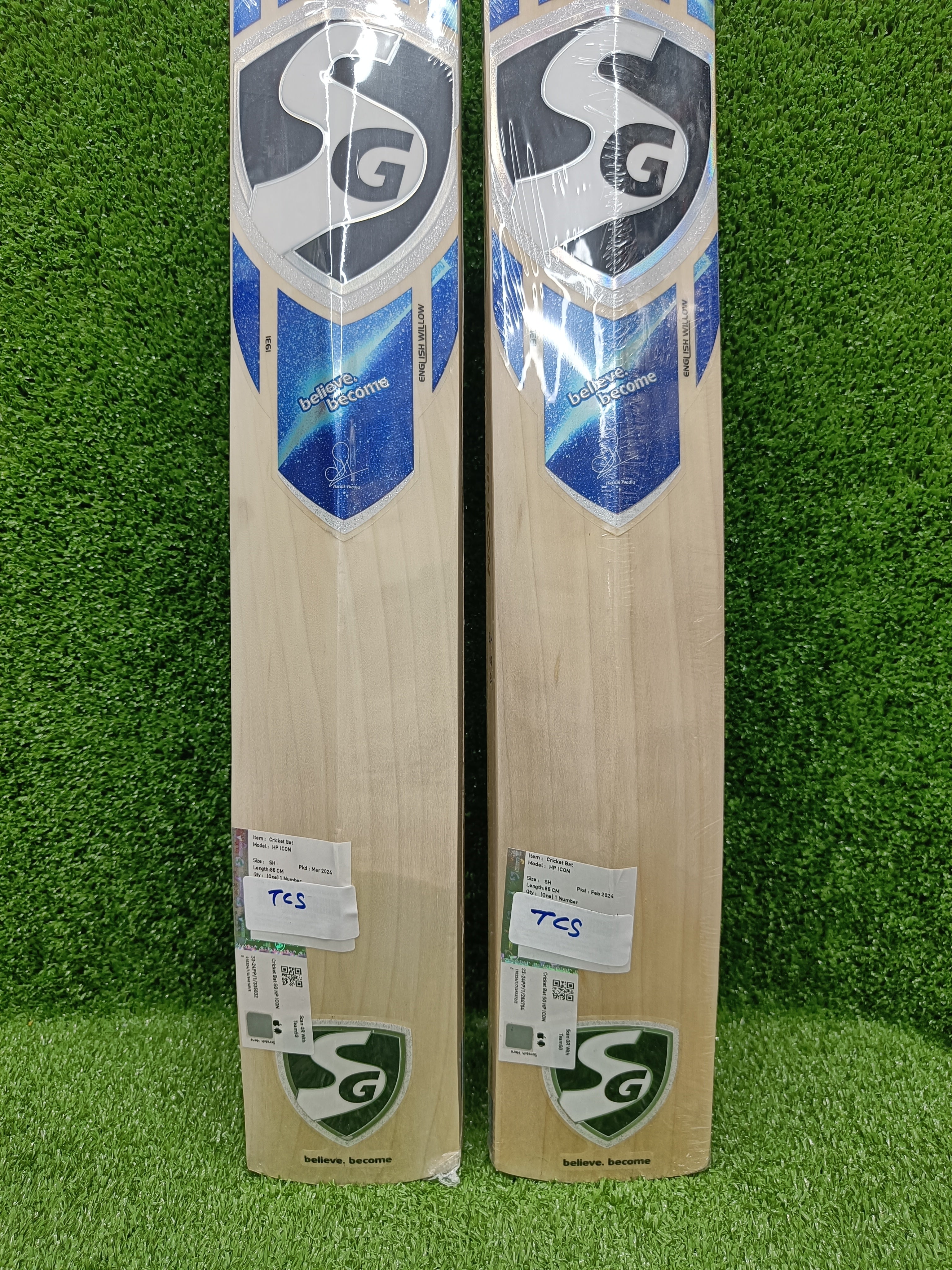 Premium SG HP Icon English Willow Cricket Bat - Professional Grade for Matches & Training | Perfect for Club, League & Practice Sessions