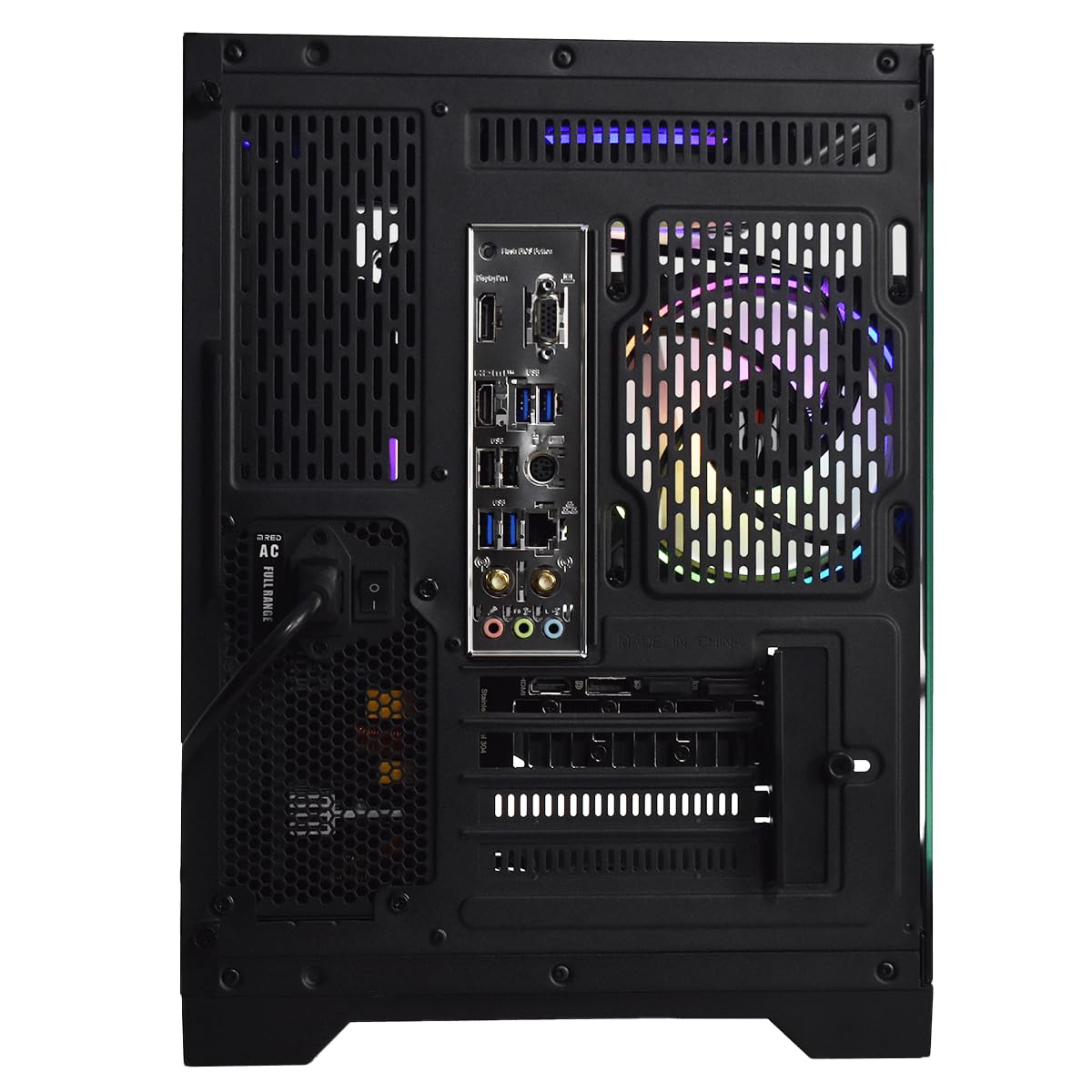 High-Performance M.Red Gaming PC - RTX 4060Ti, Ryzen 7 5700X, 32GB DDR4 RAM, 1TB NVMe SSD (Model CBT011-04) - Perfect for 4K Gaming, Streaming & Content Creation