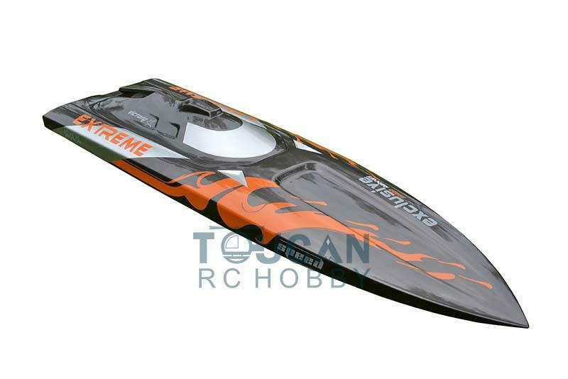 **30CC Skyfire Gasoline RC Boat Hull Kit - Prepainted G30D DIY Model for Adults, Advanced Players (1190x325x210mm) - Perfect for Racing, Hobby Building & Gift Giving**