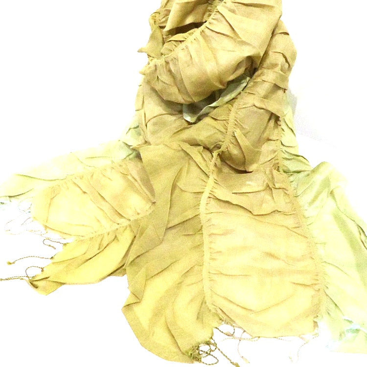 Elegant Cotton and Silk Ruffle Scarf for Women - Soft Fashion Accessory for Fall & Winter - Perfect for Office, Party and Everyday Wear
