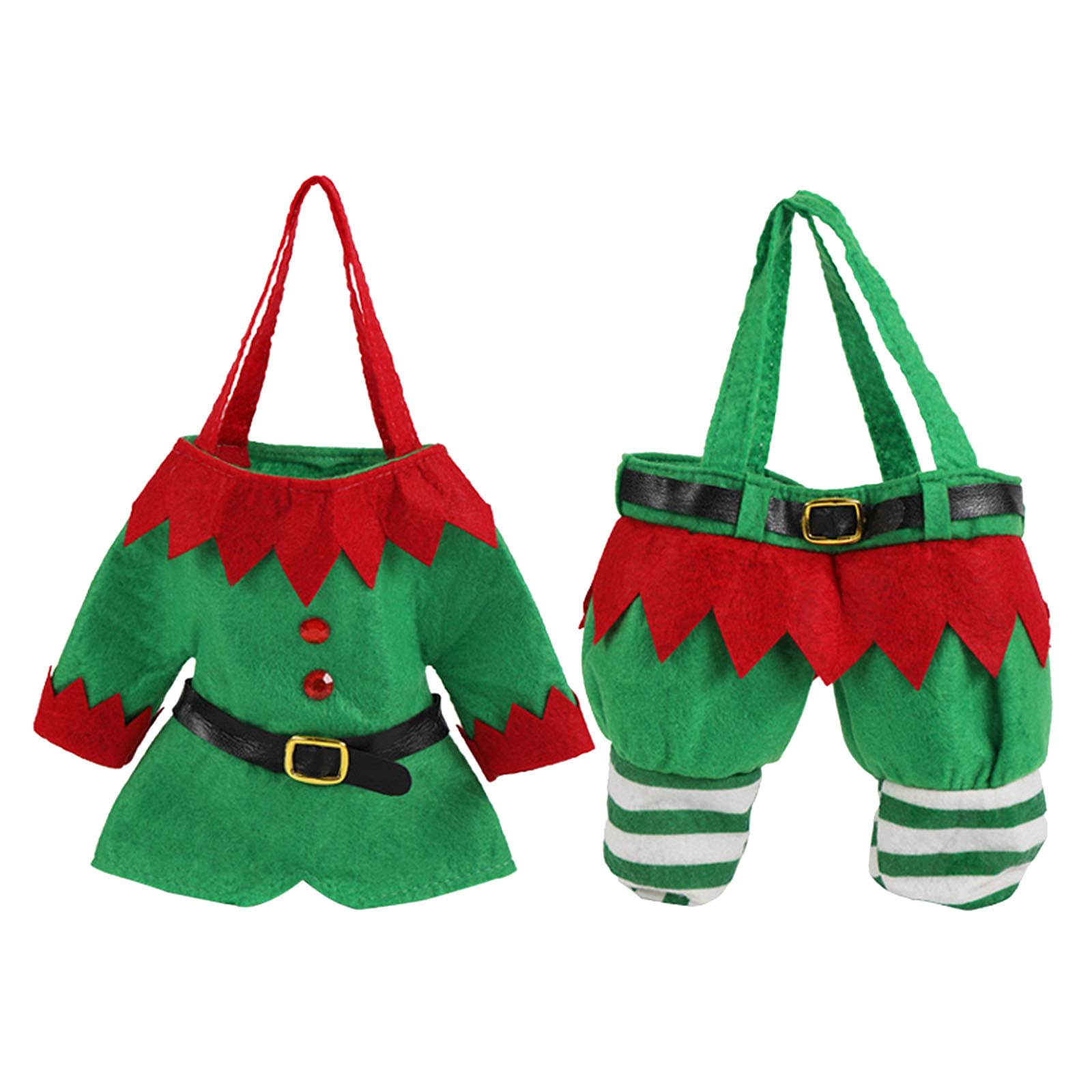 Christmas Gift Bags - Santa Candy Pouch & Holiday Gnome Light for Home Decor - Perfect for Stocking Stuffers, Party Favors & Festive Decorations