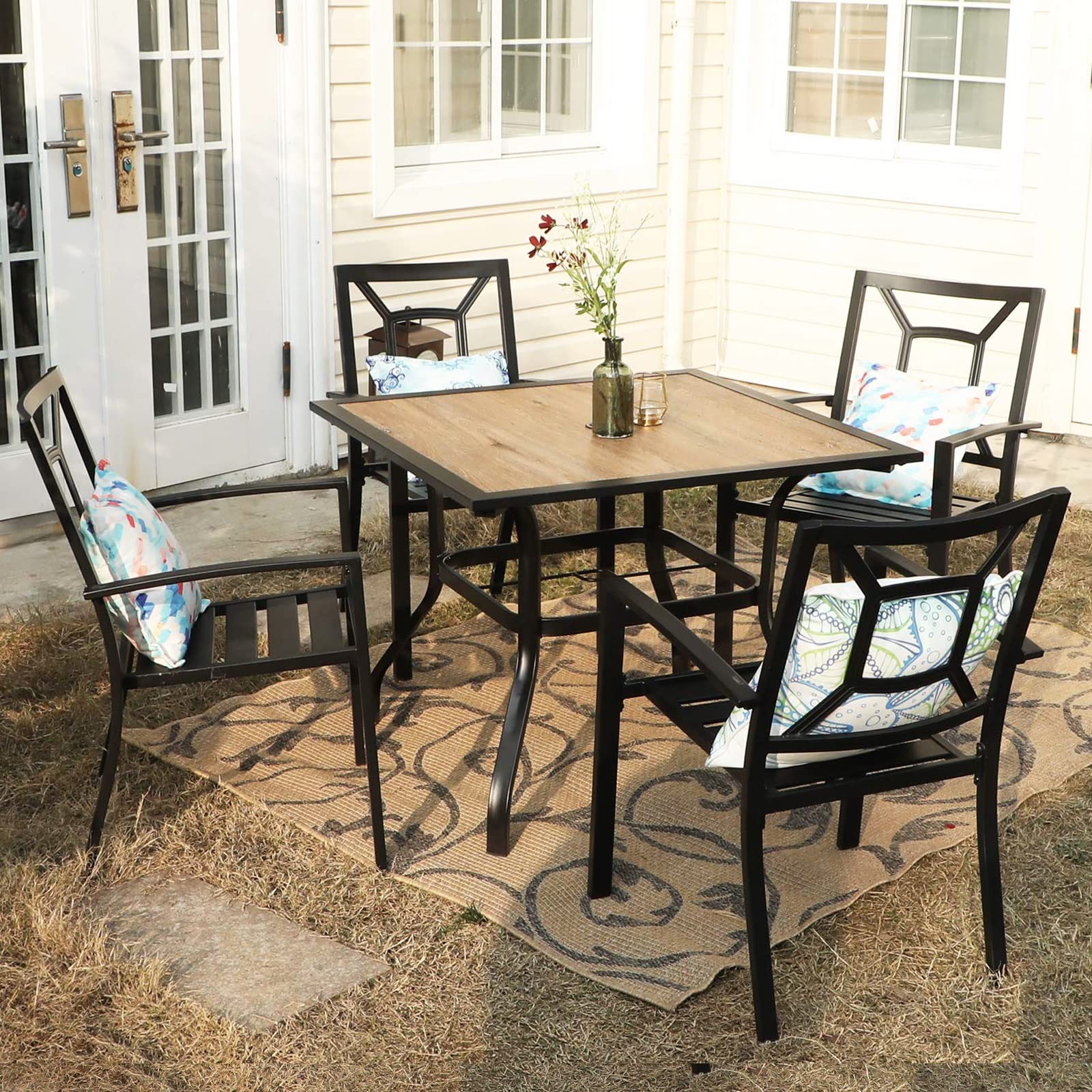 PHI VILLA 5-Piece Outdoor Dining Set - 37