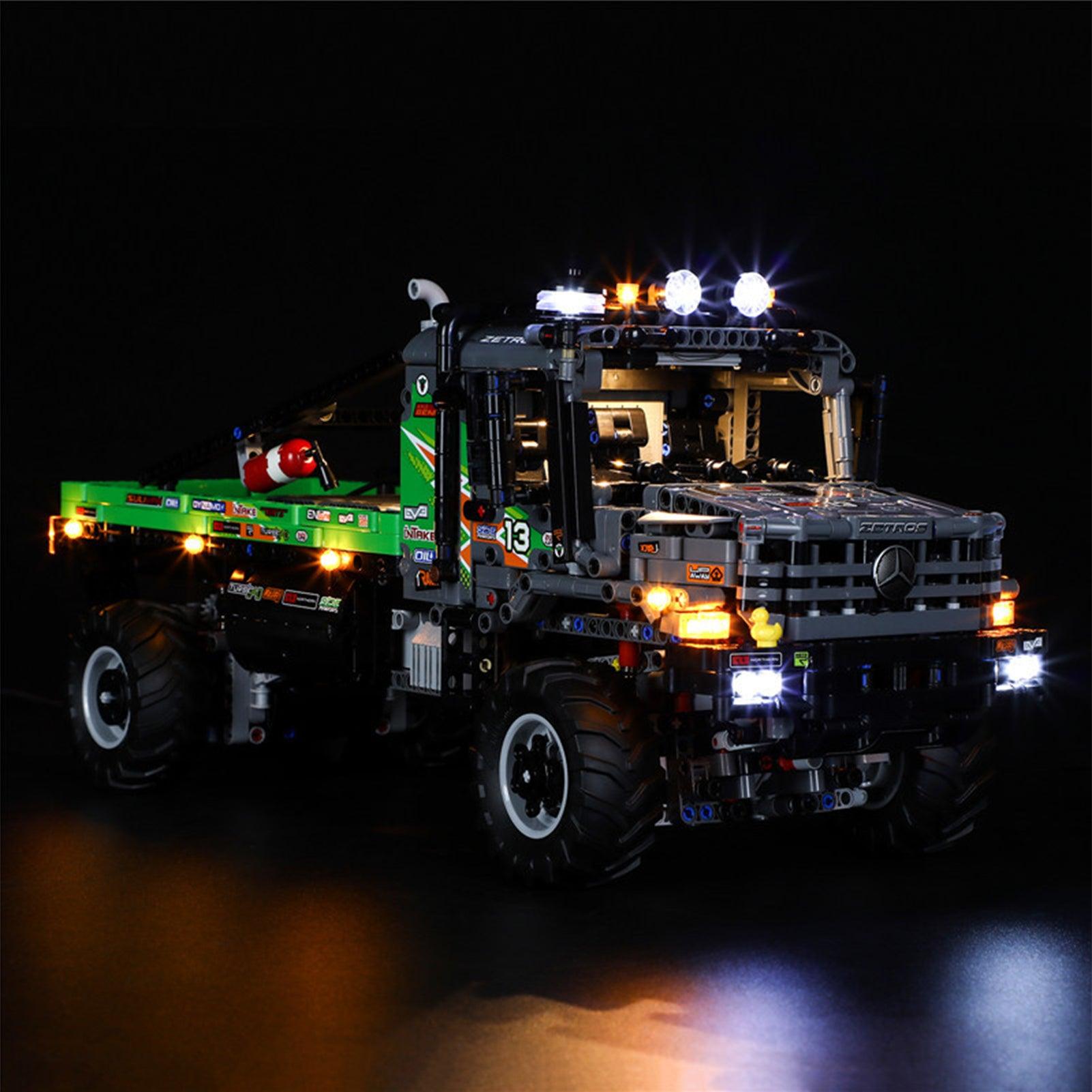 LEGO Technic 4x4 Mercedes-Benz Zetros Trial Truck 42129 Light Kit - LED Lighting Set for Model Building - Perfect for Night Display & Showcase