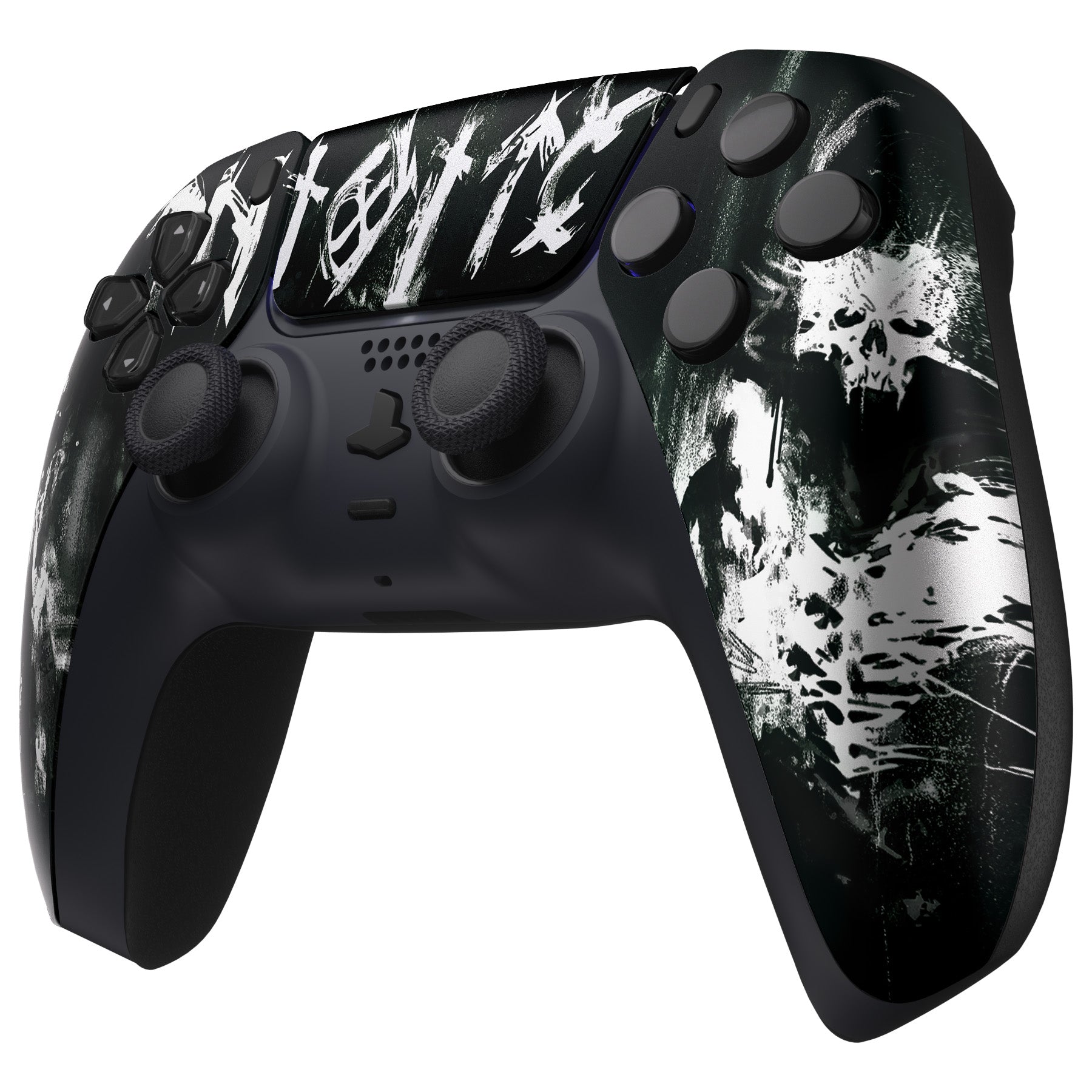 eXtremeRate Darkness Falls Front Housing Shell for PS5 Controller BDM 010/020/030/040/050 - DIY Replacement Shell & Custom Touch Pad Cover (ZPFR018G3) | Perfect for Gaming Enthusiasts & Custom Mods