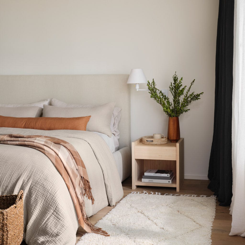 Organic Cotton Gauze Duvet Cover Set - Breathable & Soft Bedding for All Seasons | Perfect for Cozy Bedrooms, Guest Rooms & Vacation Homes