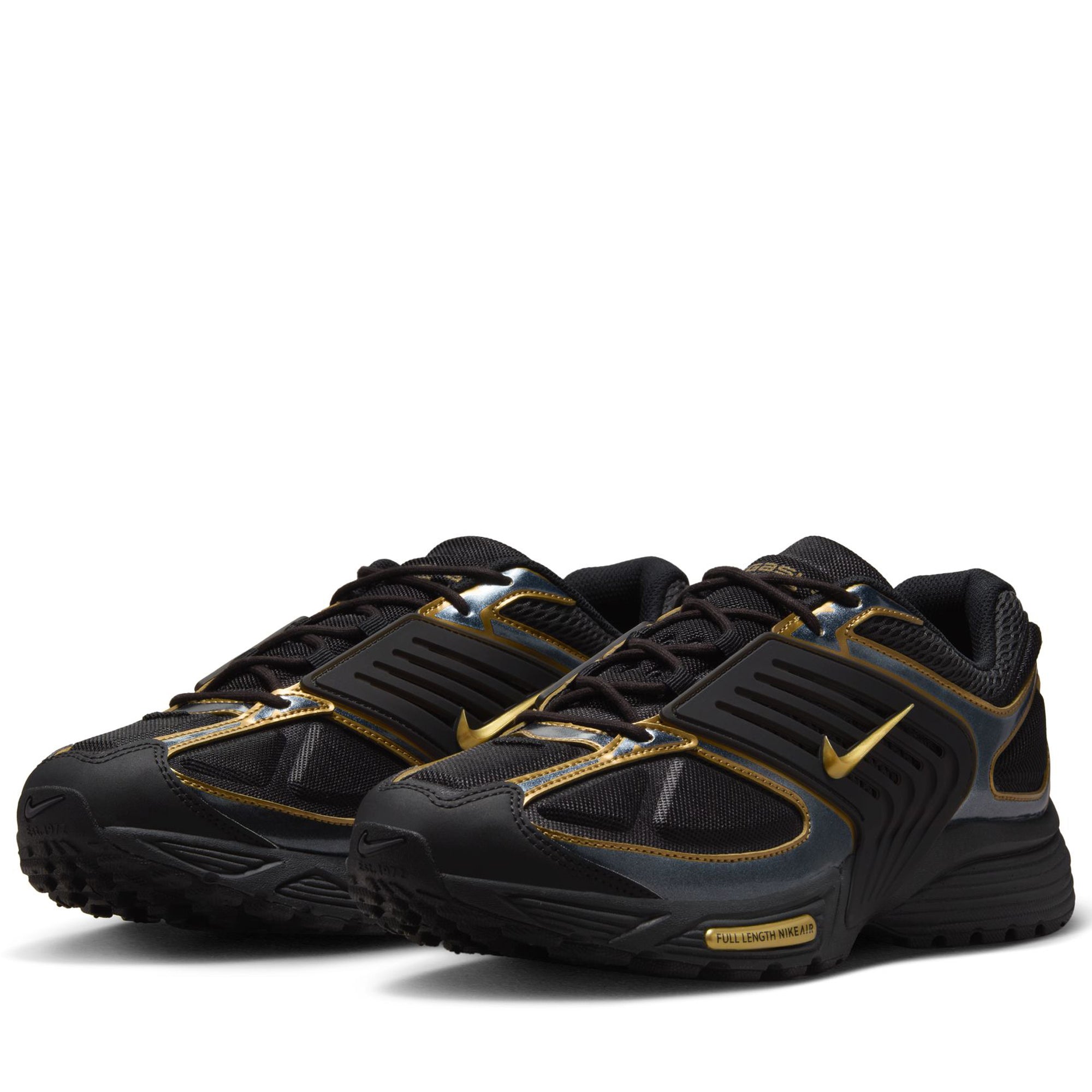 Nike Air Pegasus Wave Premium Running Shoes for Men - Black/Metallic Gold Colorway | Lightweight Cushioned Sneakers for Jogging, Gym Workouts & Daily Wear