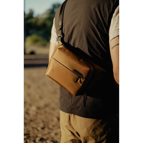 Peak Design Everyday Sling 3L v2 Coyote - Compact Camera Bag for Photographers | Perfect for Travel, Hiking & Daily Commute