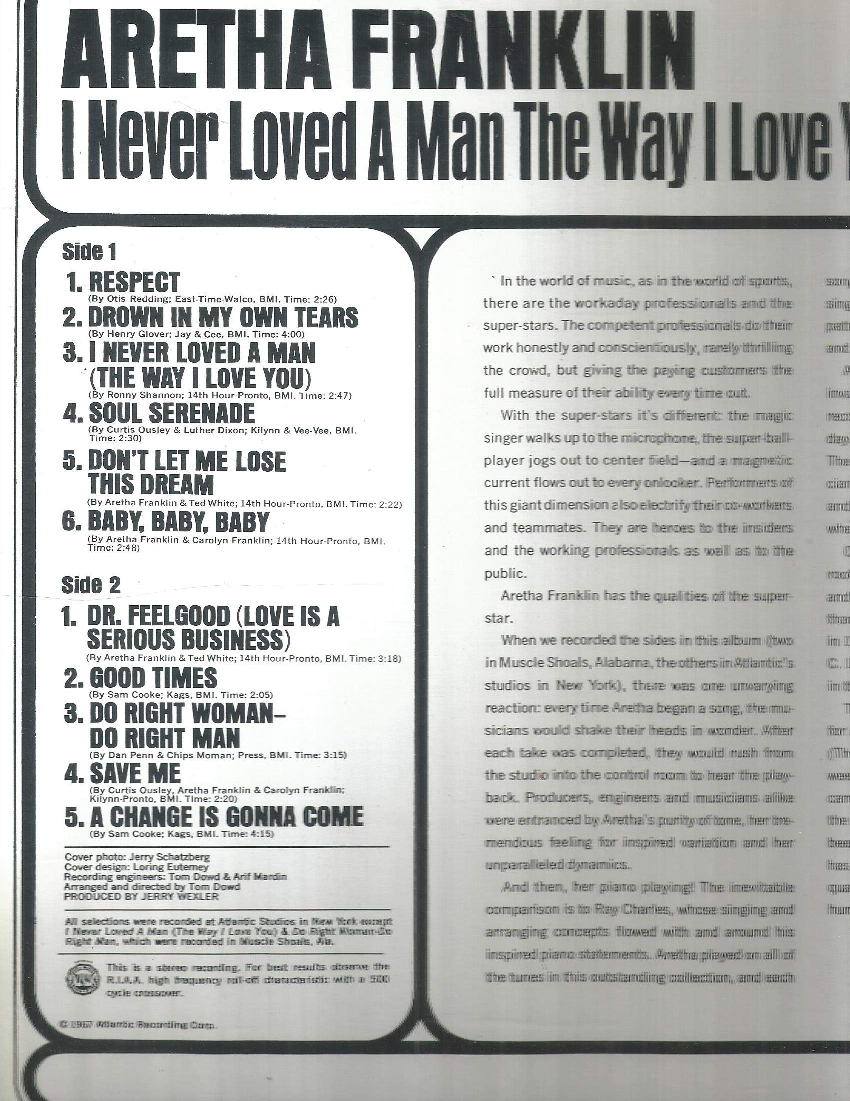 I Never Loved a Man the Way I Love You