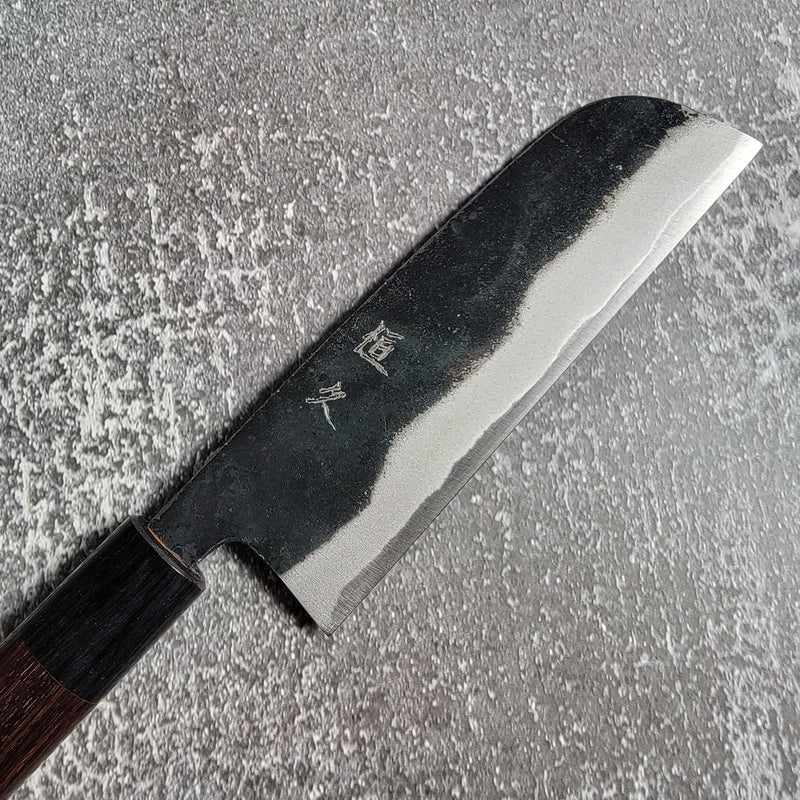 Tsunehisa Shiro Kuro Rosewood 135mm Kurimuki Knife - Japanese Handcrafted Chef Knife for Sushi, Sashimi & Precision Cutting