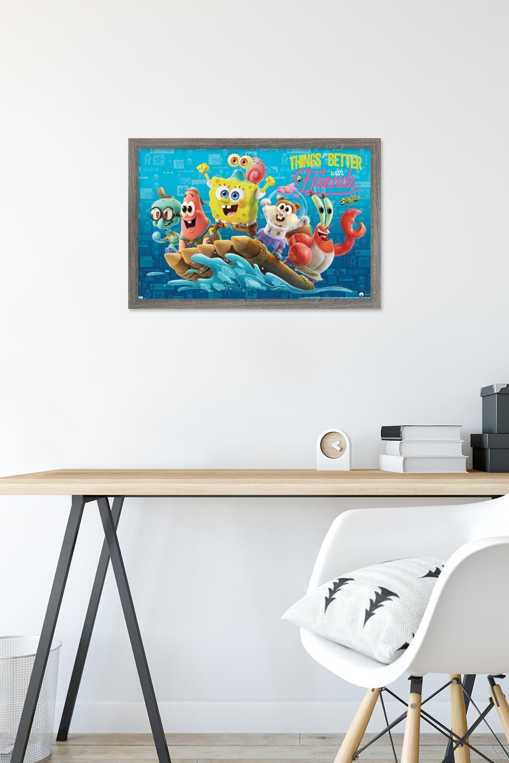 Trends International The SpongeBob Movie: Sponge On The Run - Friends Wall Poster, 14.725