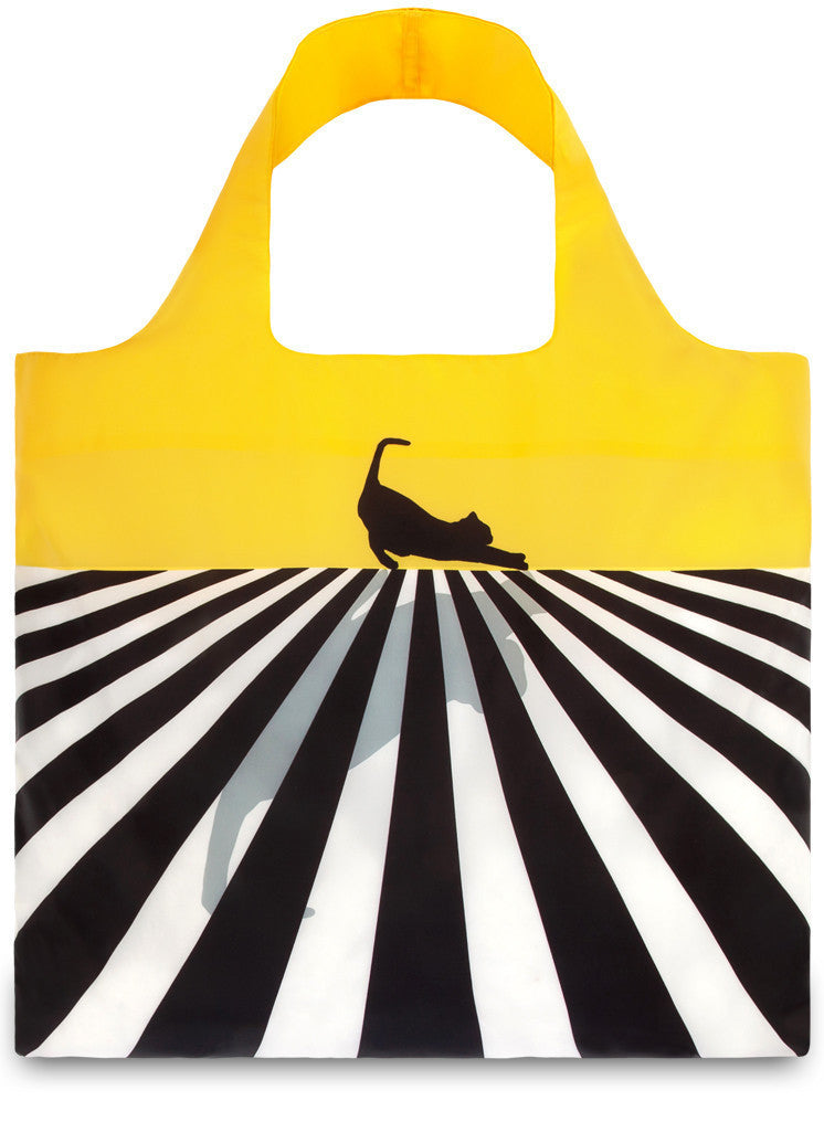LOQI Tote Bag POP Collection - Lightweight Reusable Shopping Bag with Vibrant Art Prints | Perfect for Groceries, Travel & Everyday Use