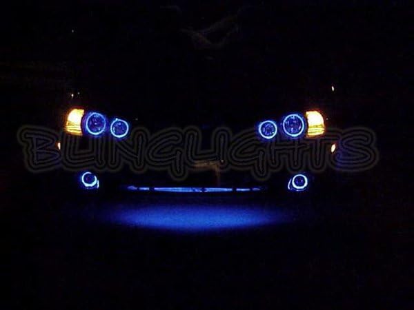 Brand White Halo LED Fog Lights for 2001-2003 Hyundai Elantra GLS - Durable Car Accessories for Night Driving & Foggy Conditions