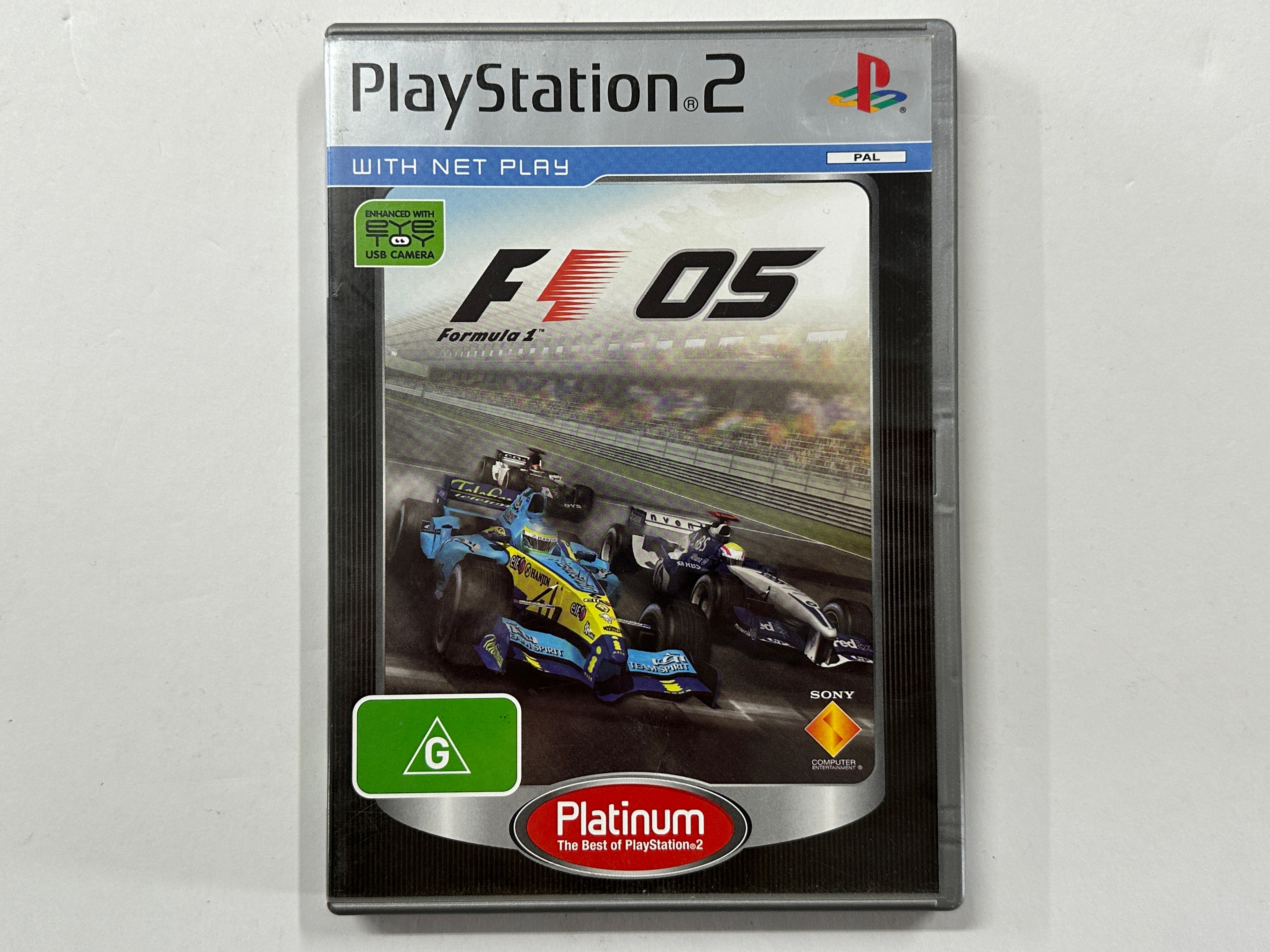 Formula One 05 Complete Game in Original Case - Authentic Racing Experience for PlayStation 2 | Perfect for F1 Fans and Retro Gaming Collectors | Great for Game Nights and Nostalgic Entertainment