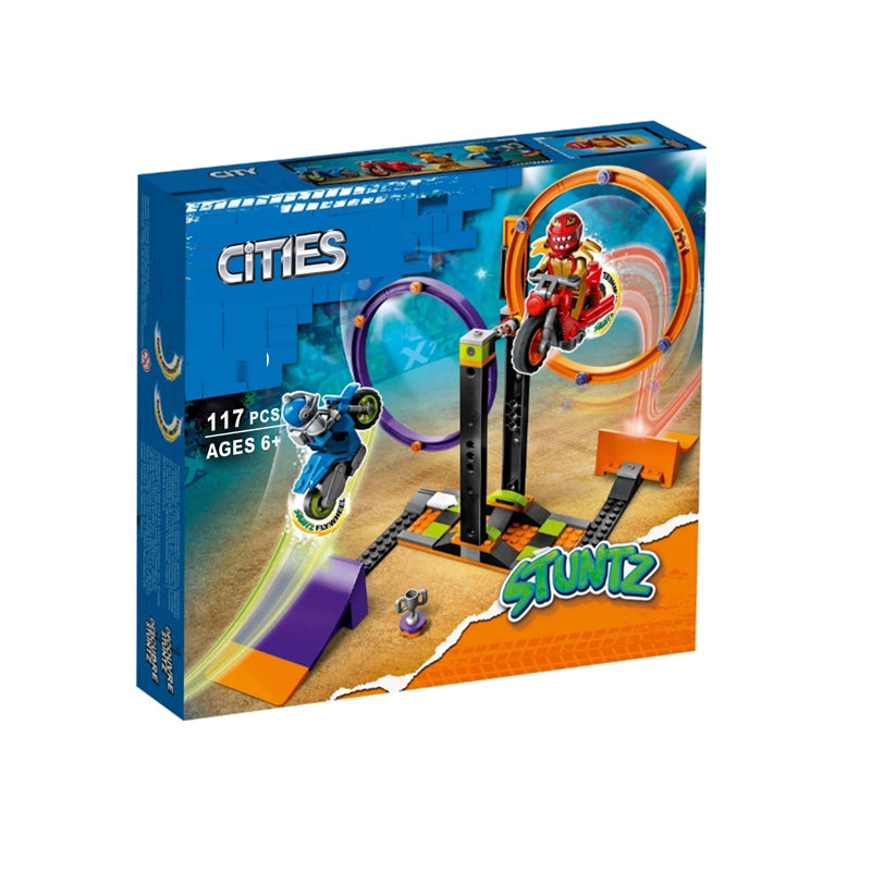 117-Piece Spinning Stunt Challenge Set - Fun Fidget Toy for Kids & Adults - Perfect for Stress Relief, Office Breaks, and Party Games