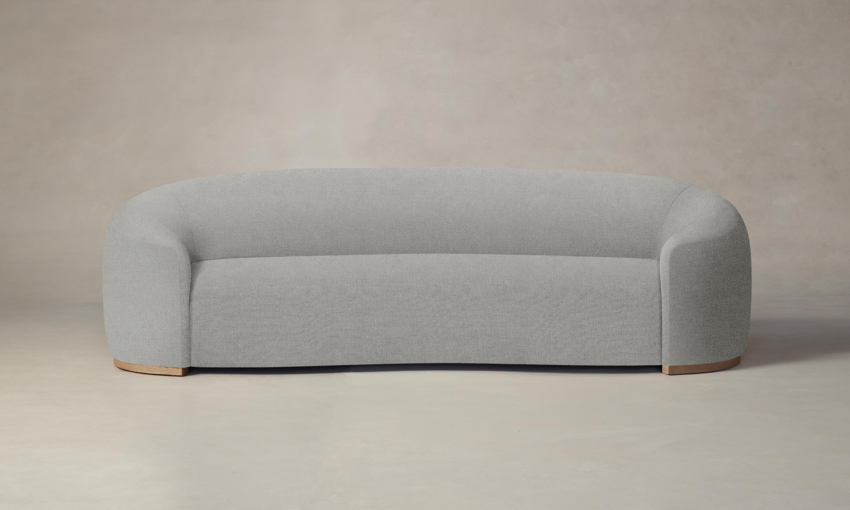 The Chelsea Sofa - Premium Merino Heather Grey Fabric - Perfect for Living Rooms, Lounges & Cozy Home Decor