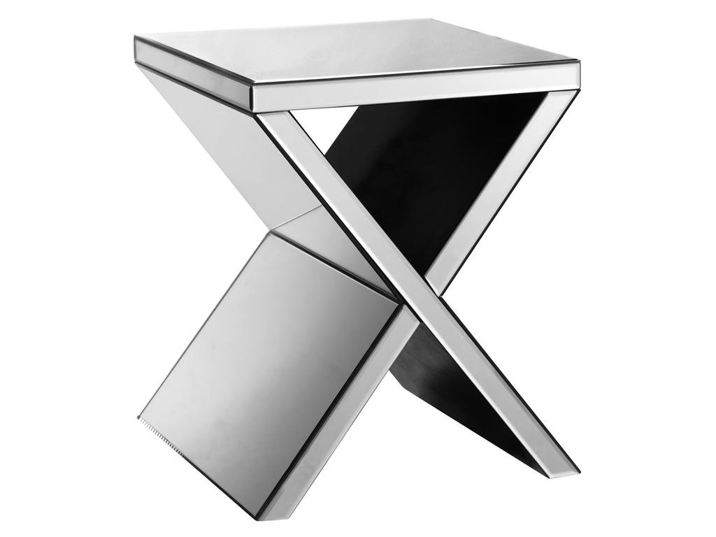 Baxton Studio Morris Modern Accent Side Table - Hollywood Regency Glamour Style for Living Room, Bedroom & Office Decor