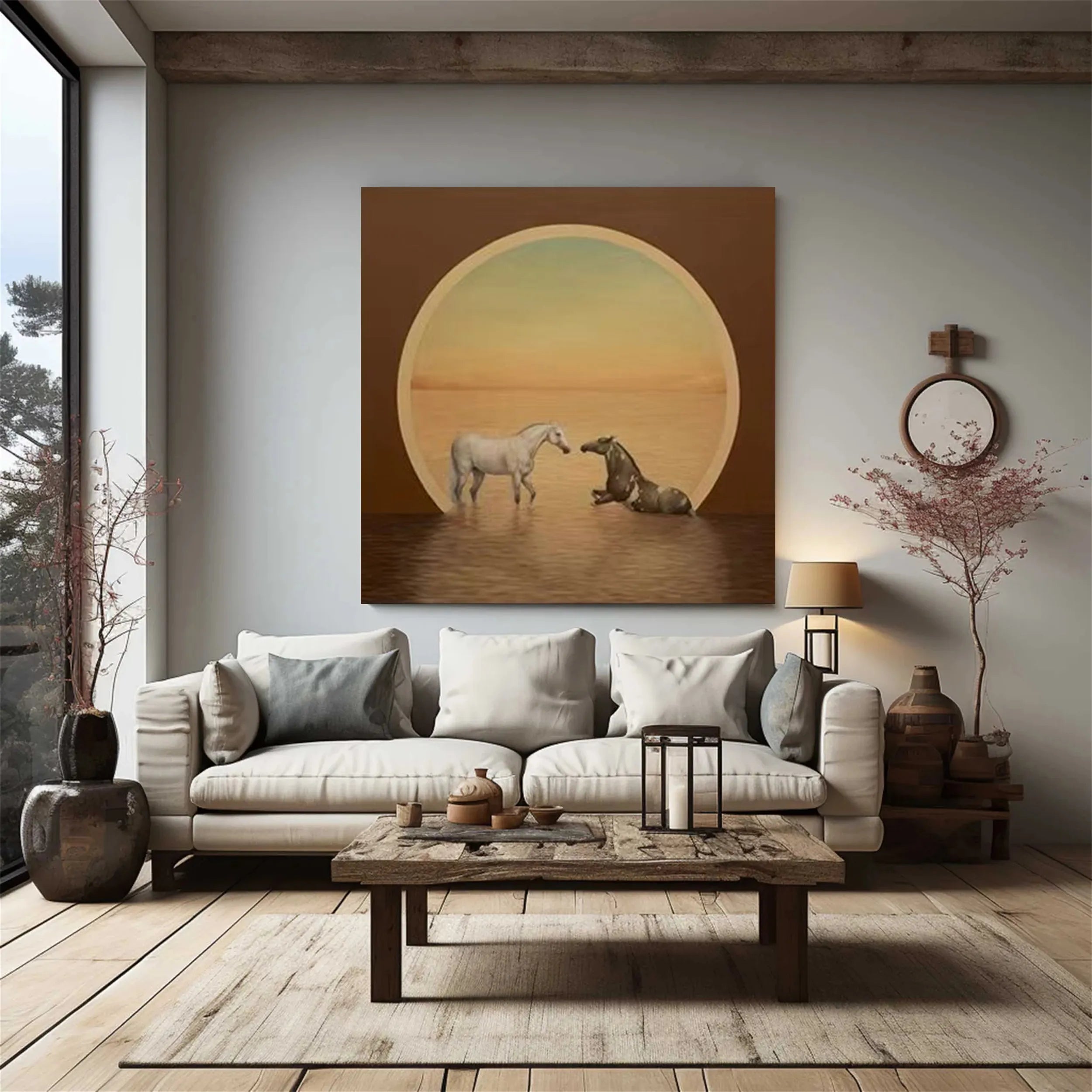 Animal Art Painting #AP023 - Handmade Wildlife Canvas Art for Home & Office Decor | Perfect for Living Room, Bedroom, or Gift