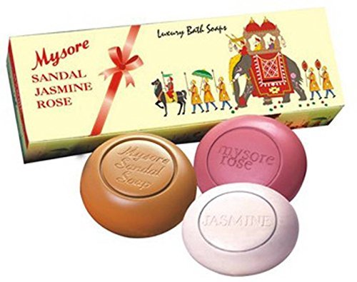 Mysore Sandal 3-in-1 Luxury Gift Set (450g) - Premium Sandalwood Soap, Perfume & Cream Combo for Gifting, Spa & Home Fragrance