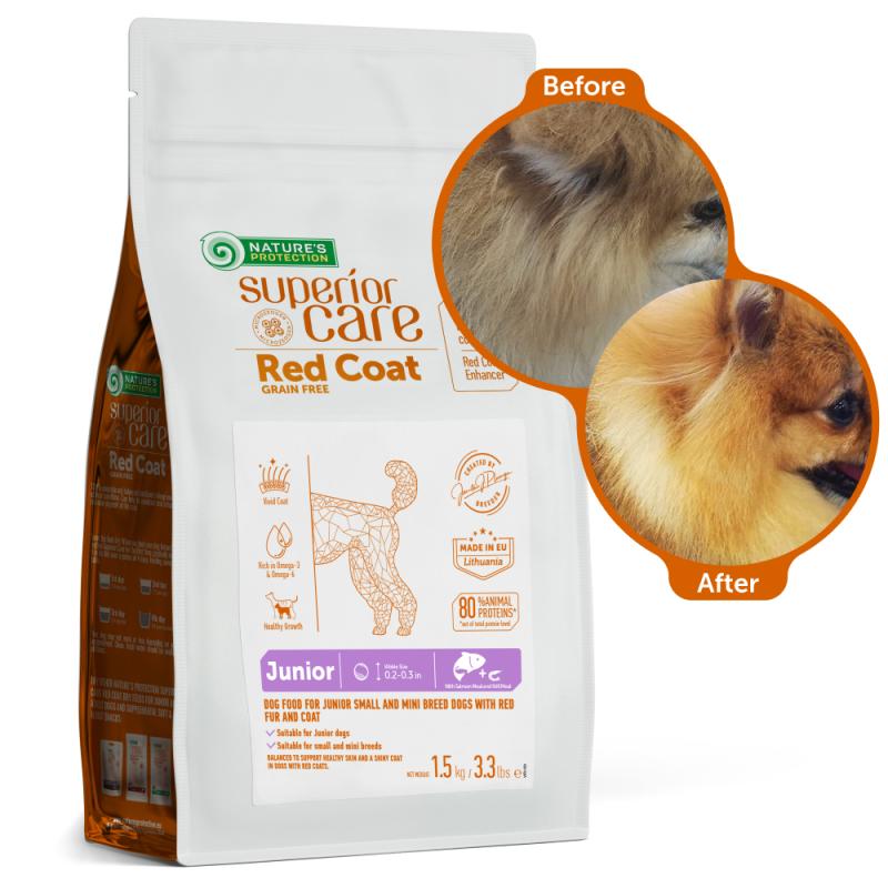 Premium Salmon Dog Food for Small Breed Puppies - Supports Healthy Red Coat & Growth - Perfect for Training & Daily Feeding