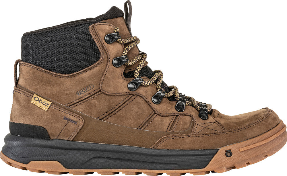 Burke Mid Leather B Dry Waterproof Boots for Men - Durable Waterproof Hiking & Work Boots - Ideal for Outdoor Adventures, Construction & Winter Wear