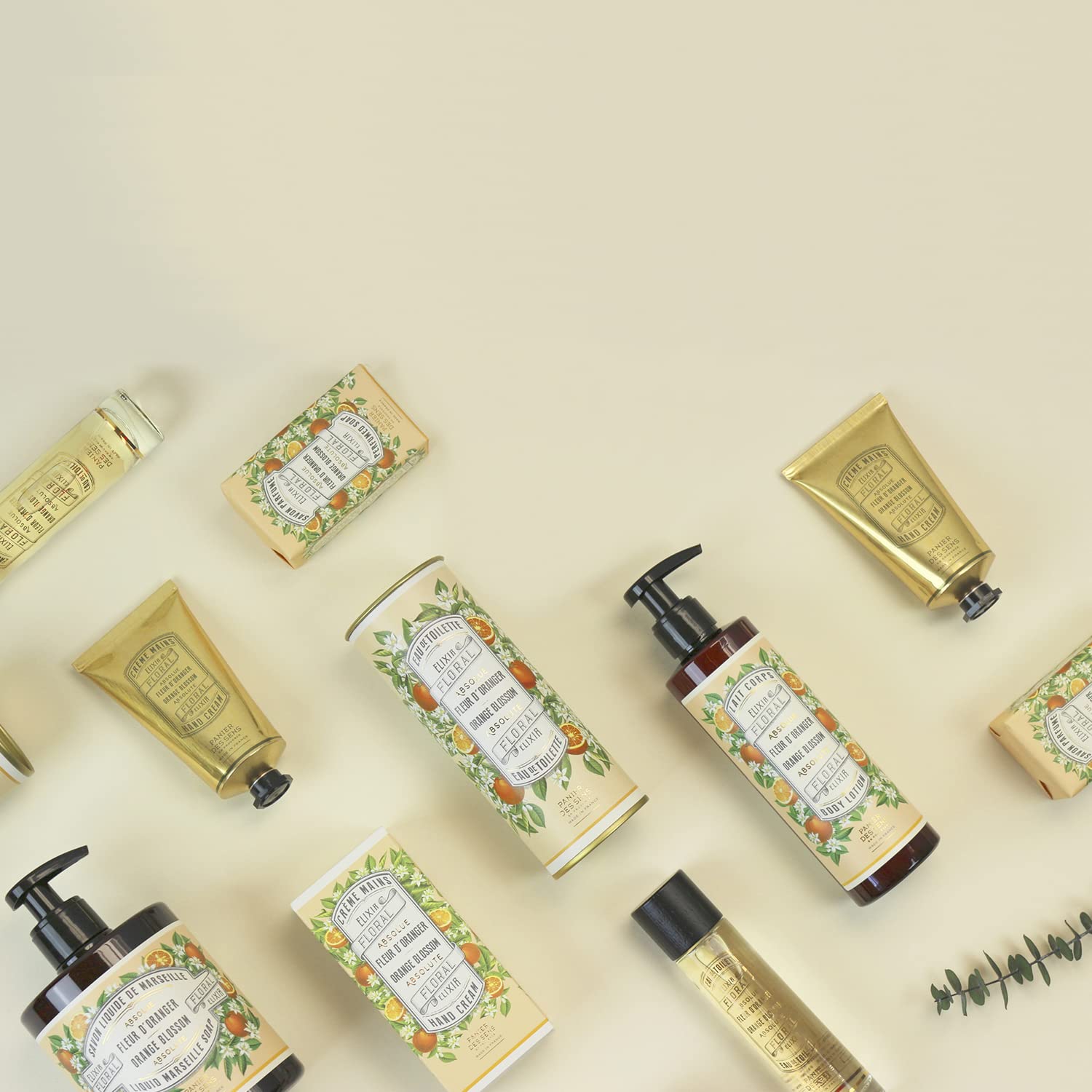 Panier des Sens Orange Blossom Body Lotion for Dry Skin - Hydrating Body Cream with Shea Butter & Olive Oil - 96% Natural Ingredients Moisturizer for Women - 8.45 Fl Oz - Perfect for Daily Hydration & Nighttime Skincare Routine