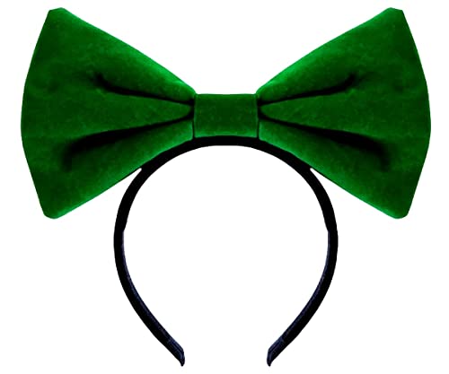 Velvet Bow - Green