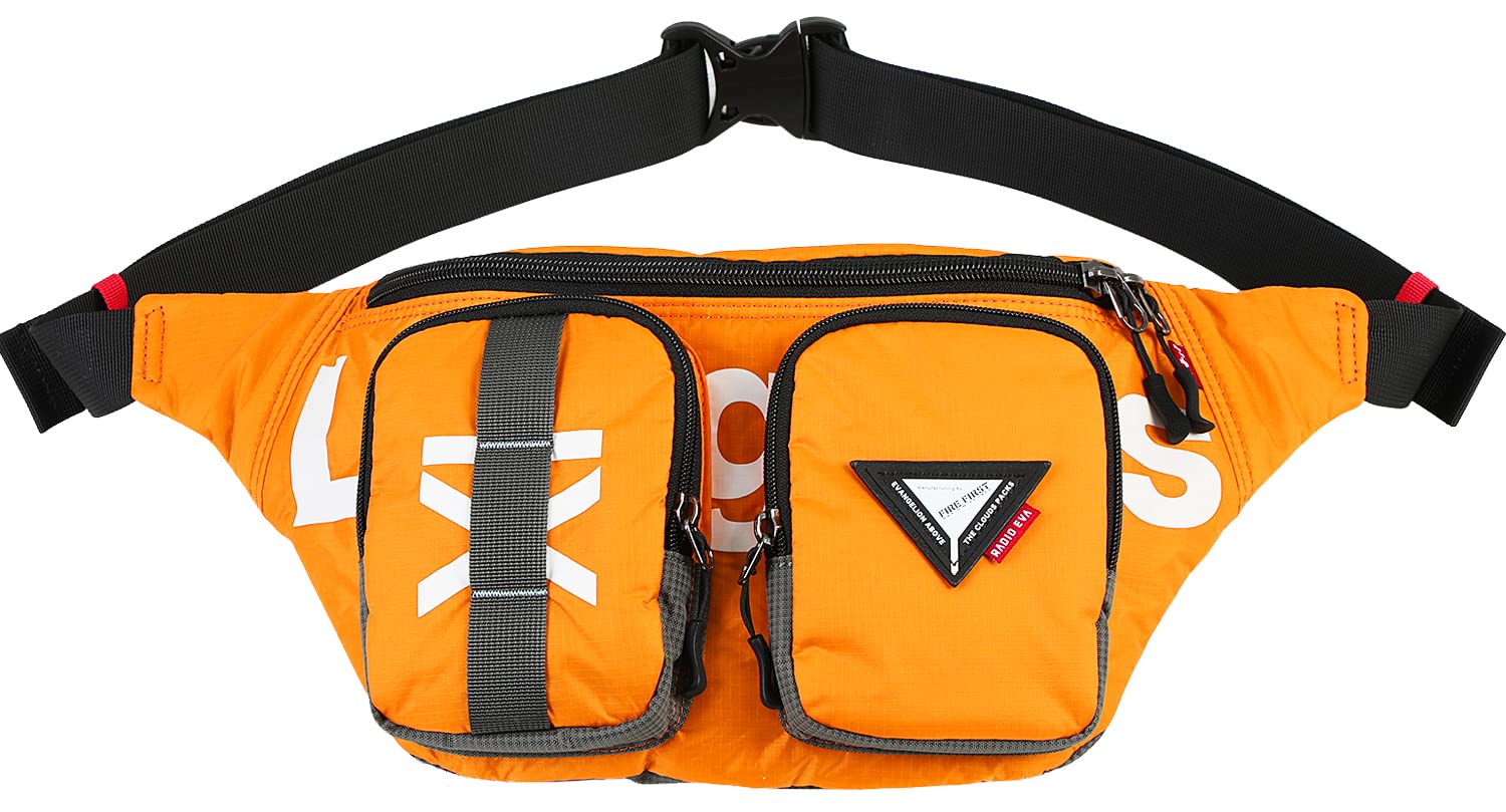 Neon Genesis Evangelion Crossbody Fanny Pack - Anime Waist Bag & Shoulder Chest Bag for Cosplay, Conventions & Everyday Use