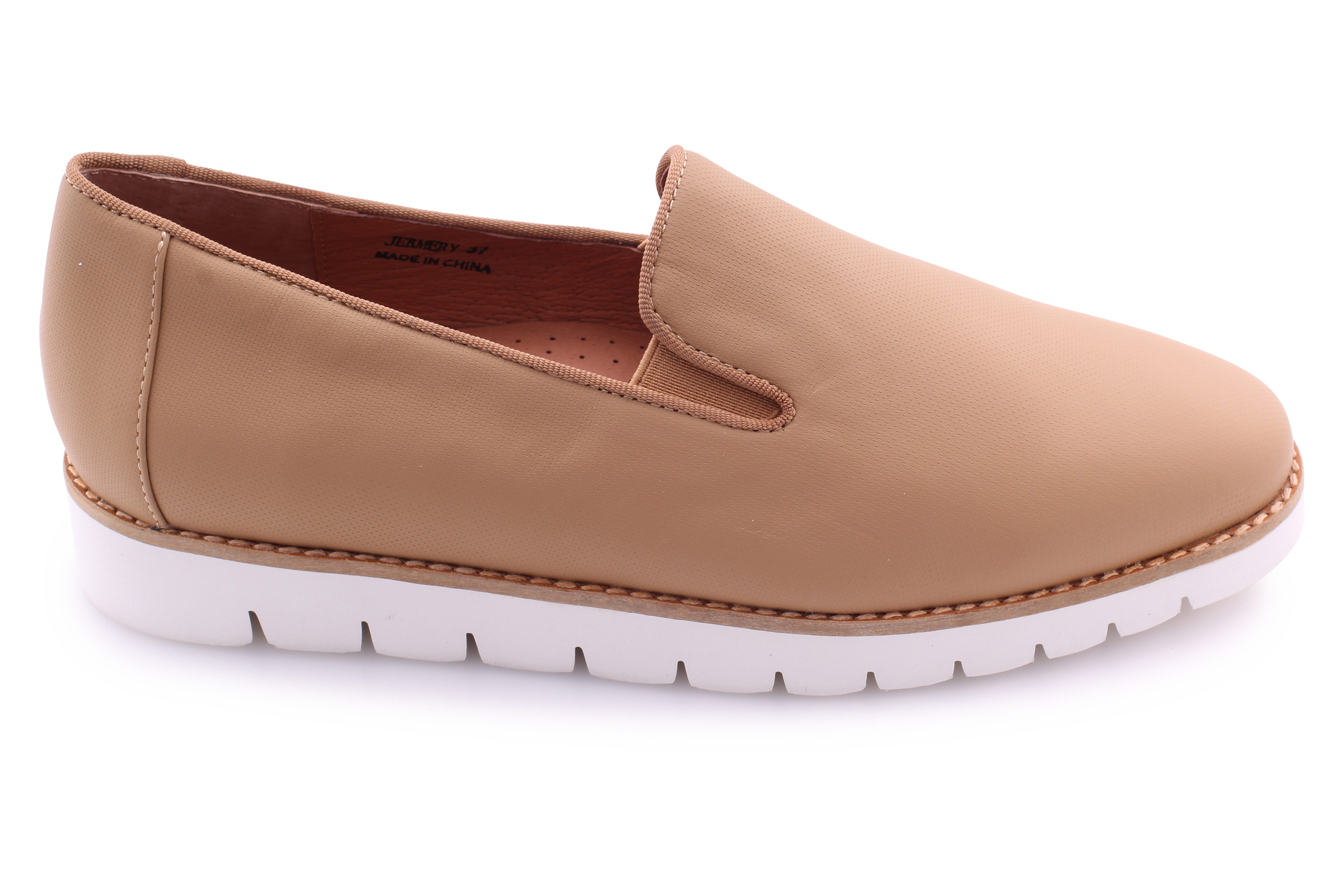 Tan Print Leather