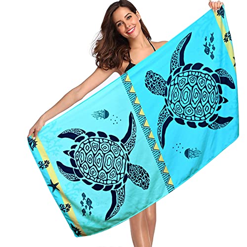 Double Turtle Beach Towel