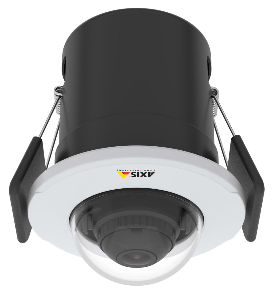 AXIS M3015 HD 1080p Dome Security Camera - Indoor/Outdoor IP Network Surveillance for Home & Business Use
